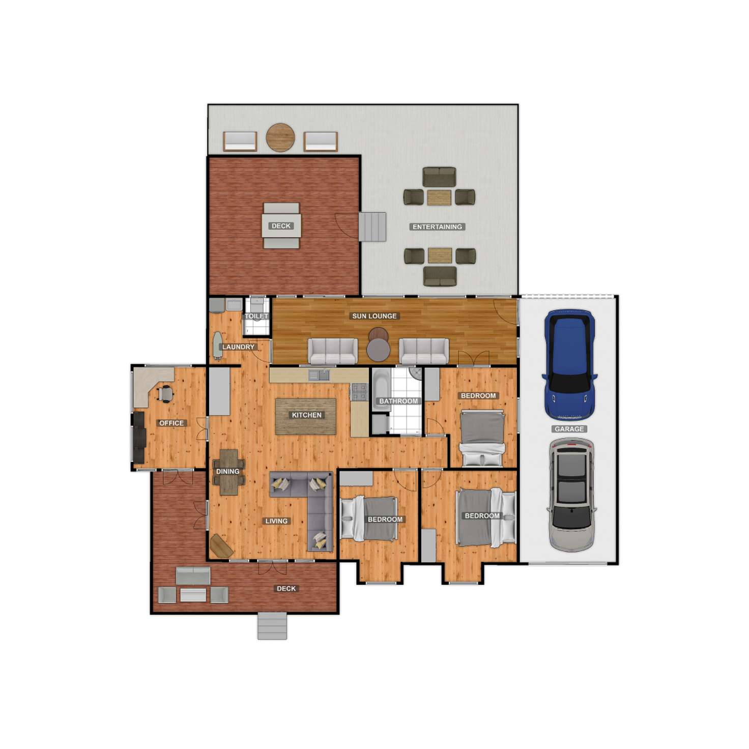 Floorplan of Homely house listing, 27 Grenville Street, Basin Pocket QLD 4305