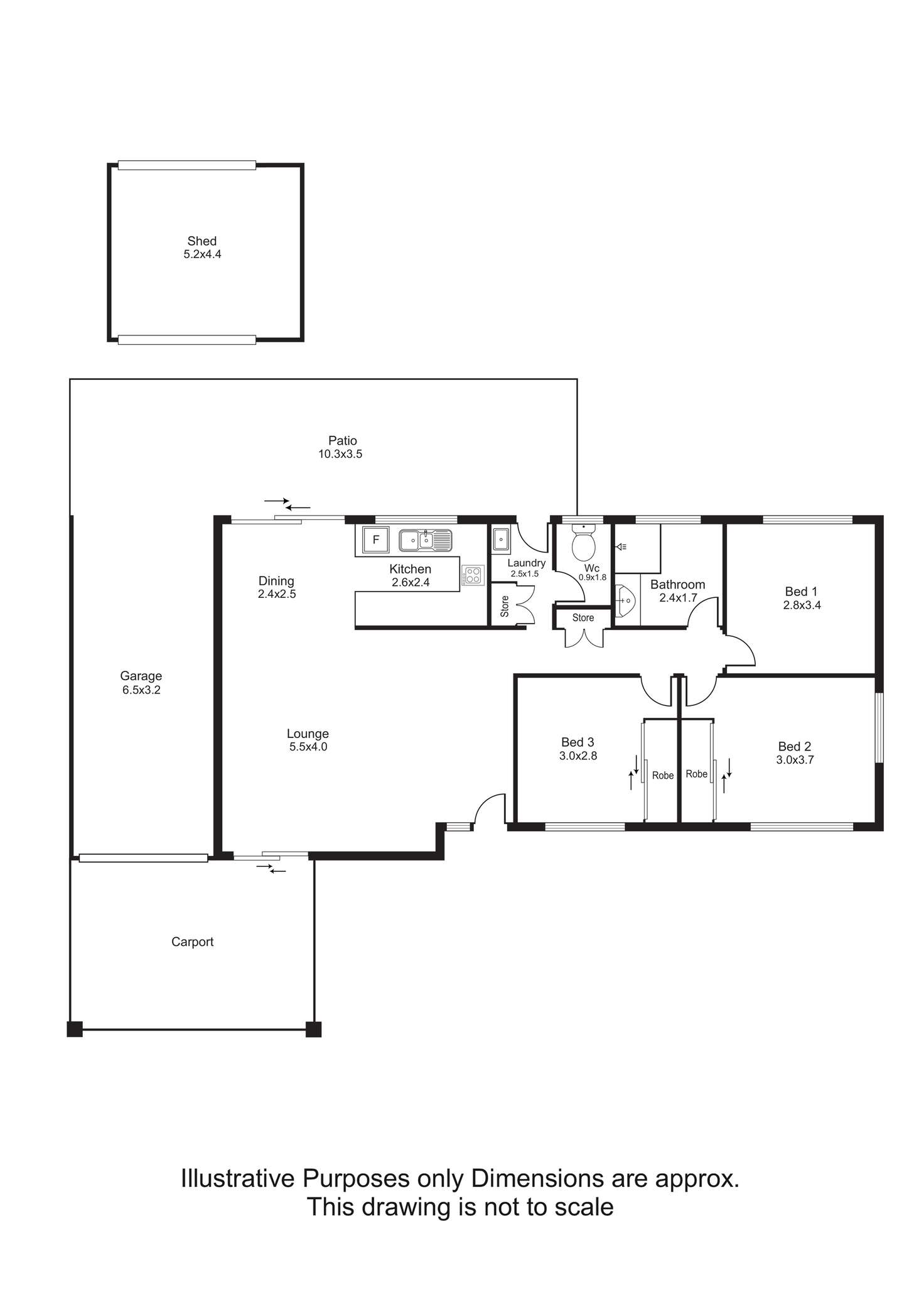 Floorplan of Homely house listing, 7 Armbrust Street, Manoora QLD 4870