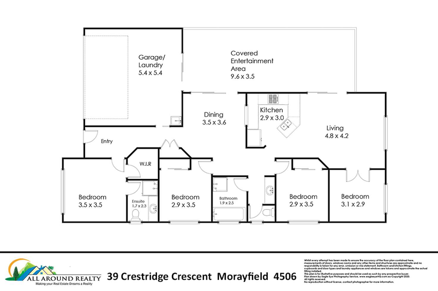 Floorplan of Homely house listing, 39 Crestridge Crescent, Morayfield QLD 4506