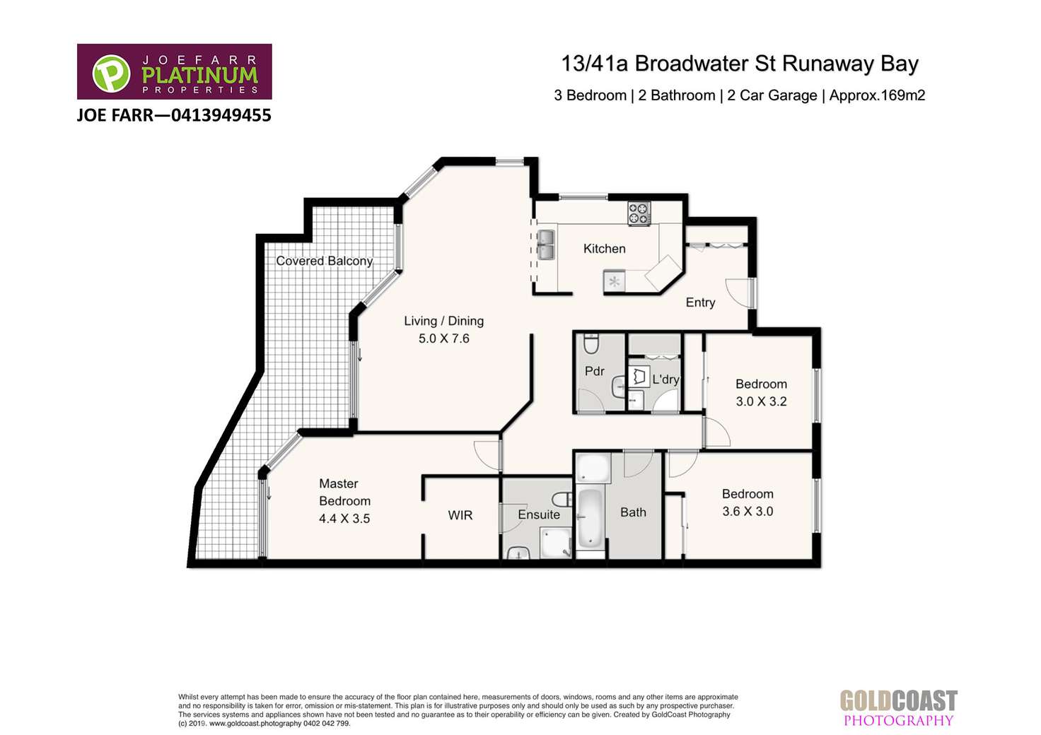 Floorplan of Homely apartment listing, 13/41a Broadwater Street, Runaway Bay QLD 4216