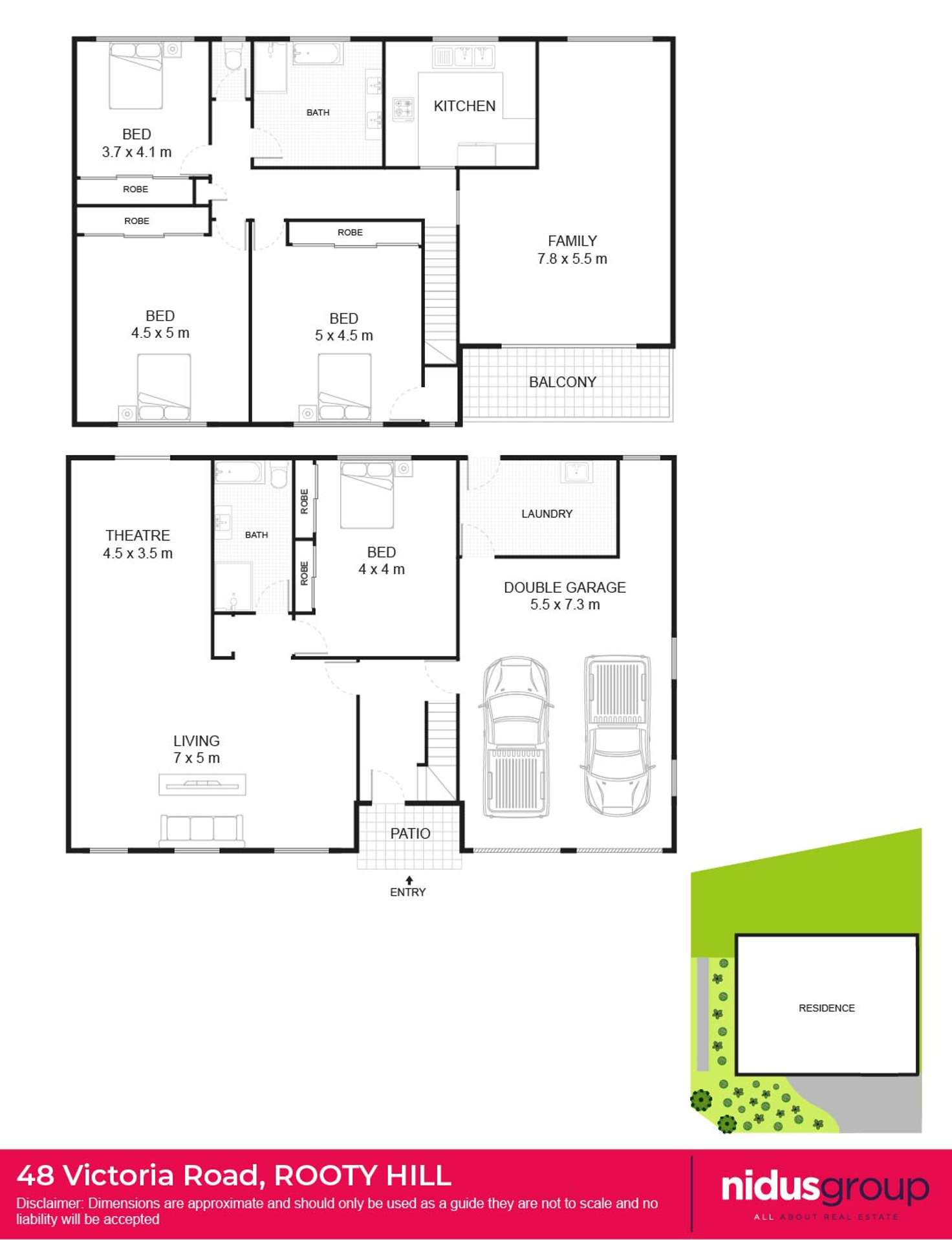 Floorplan of Homely house listing, 48 Victoria Road, Rooty Hill NSW 2766