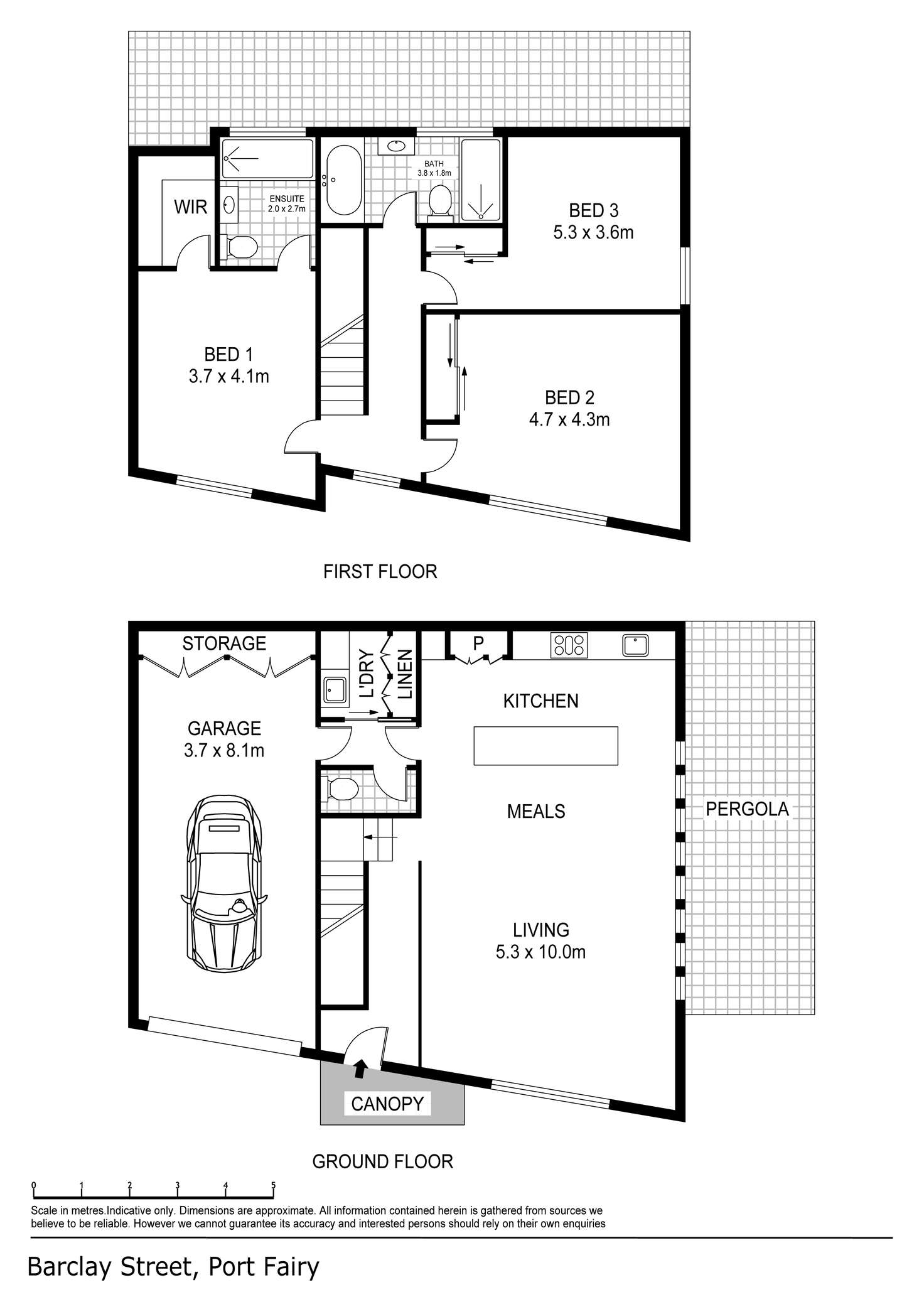 Floorplan of Homely house listing, 46b Sackville Street, Port Fairy VIC 3284