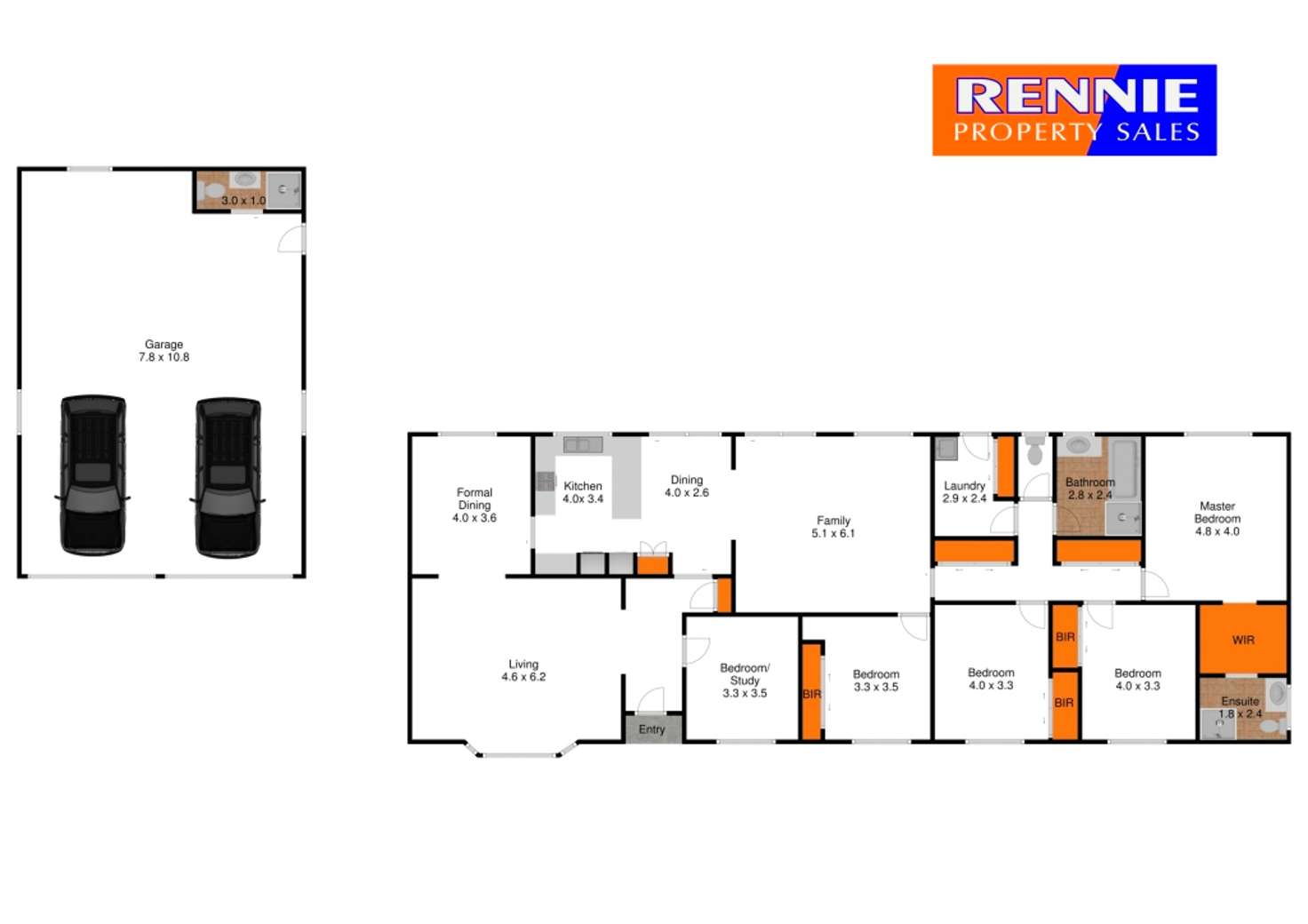 Floorplan of Homely house listing, 2 Denise Court, Churchill VIC 3842