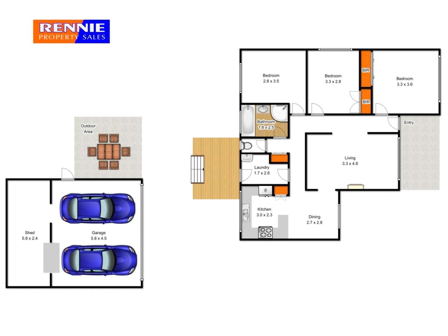 Floorplan of Homely house listing, 13 McDonald Way, Churchill VIC 3842