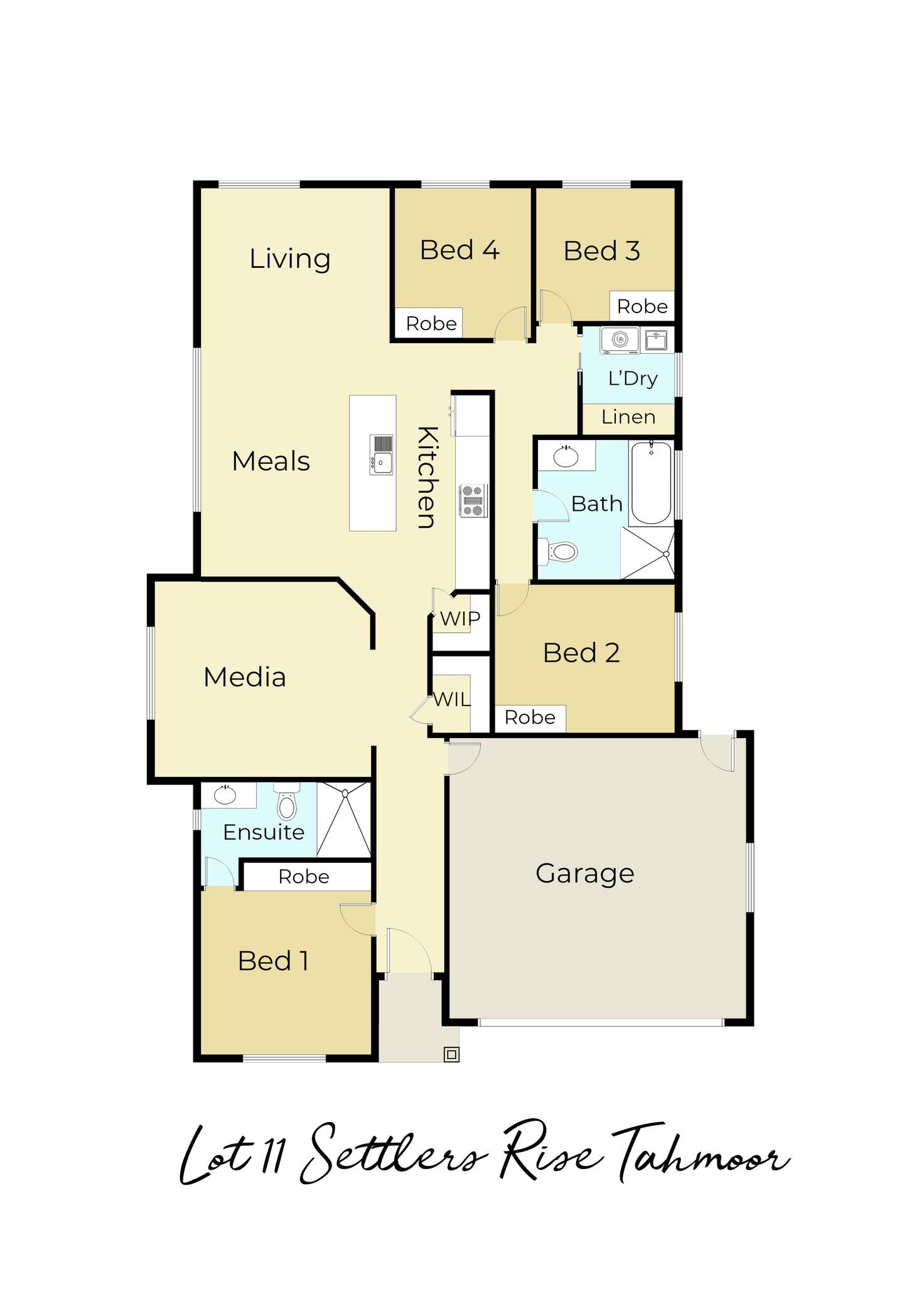 Floorplan of Homely house listing, lot 11 11 settlers rise, Tahmoor NSW 2573