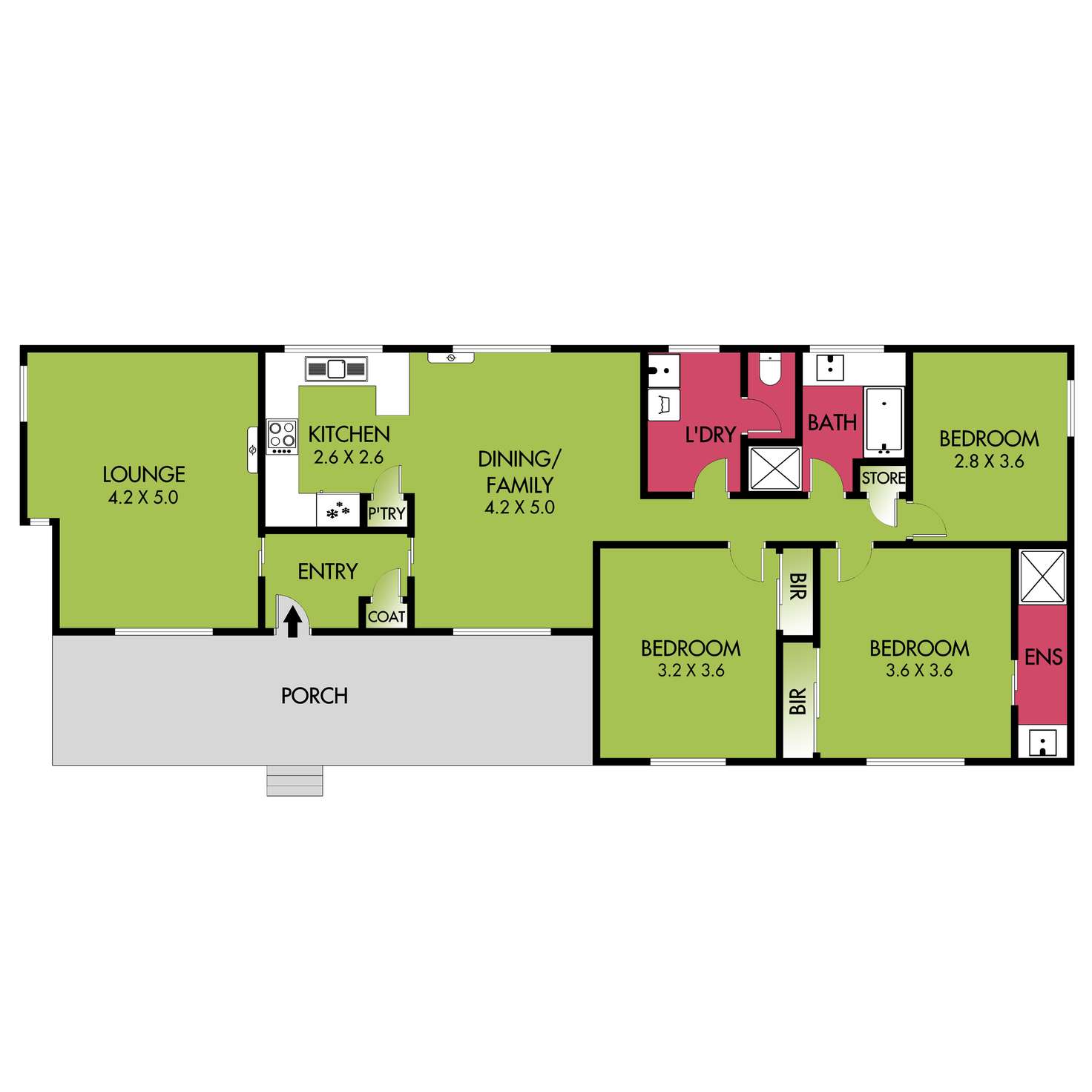 Floorplan of Homely house listing, 135 SOUTH VALLEY ROAD, Highton VIC 3216