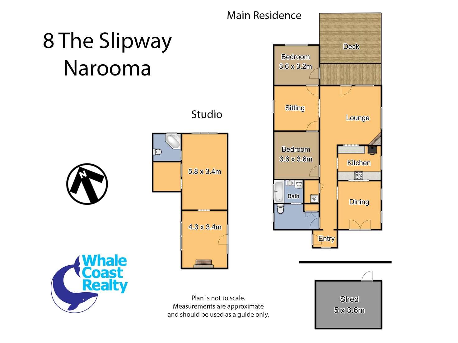 Floorplan of Homely house listing, 8 The Slipway, Narooma NSW 2546
