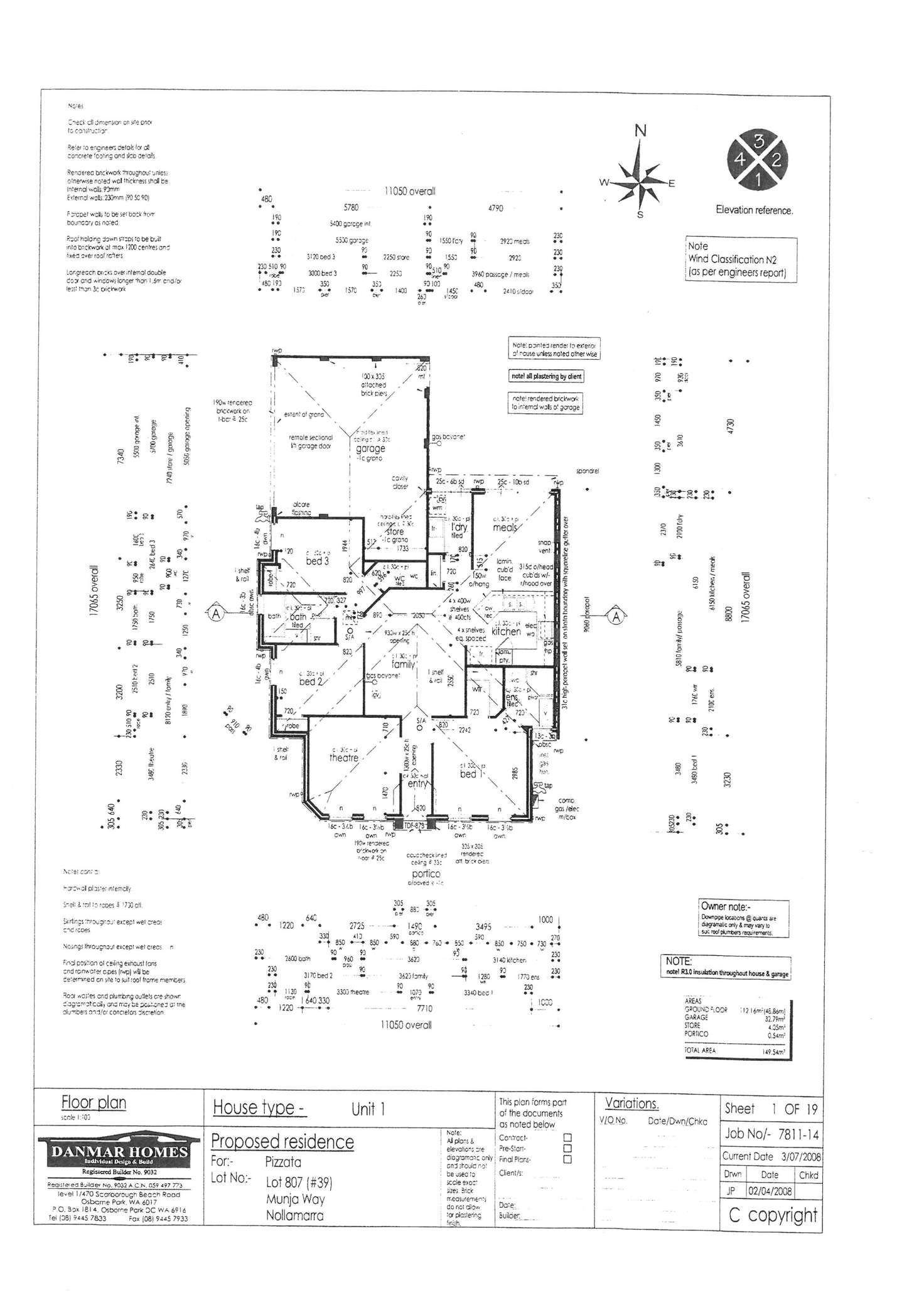 Floorplan of Homely villa listing, 49 ST ALBANS ROAD, Nollamara WA 6061