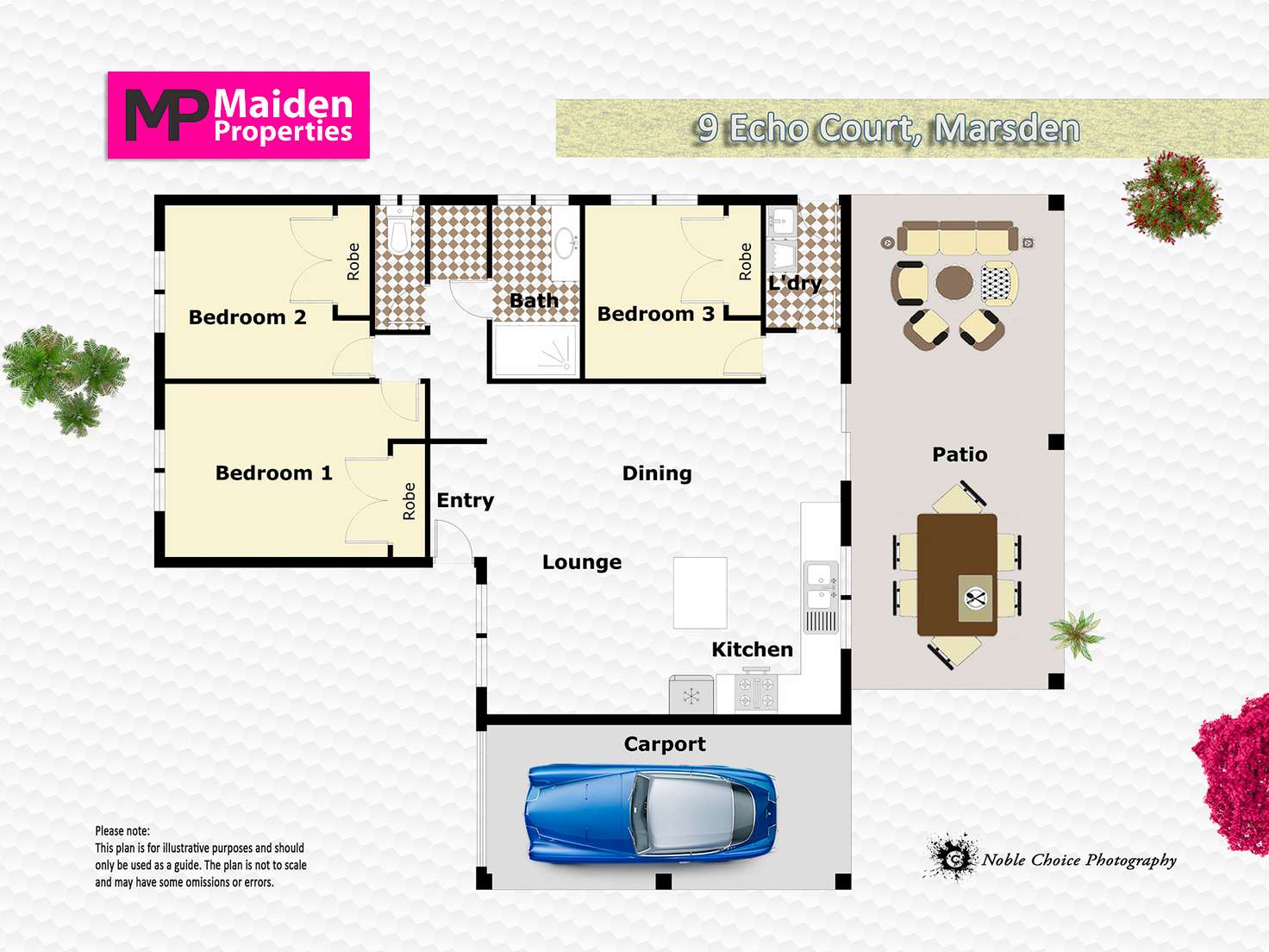 Floorplan of Homely house listing, 9 Echo Court, Marsden QLD 4132