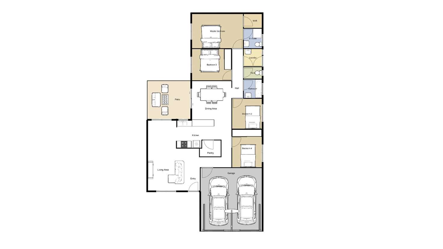 Floorplan of Homely house listing, 1 Sunrise Street, White Rock QLD 4868