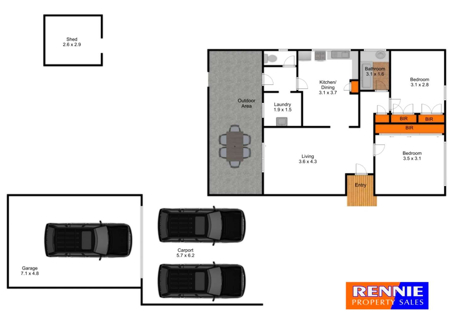 Floorplan of Homely house listing, 20 Tulloch Street, Morwell VIC 3840