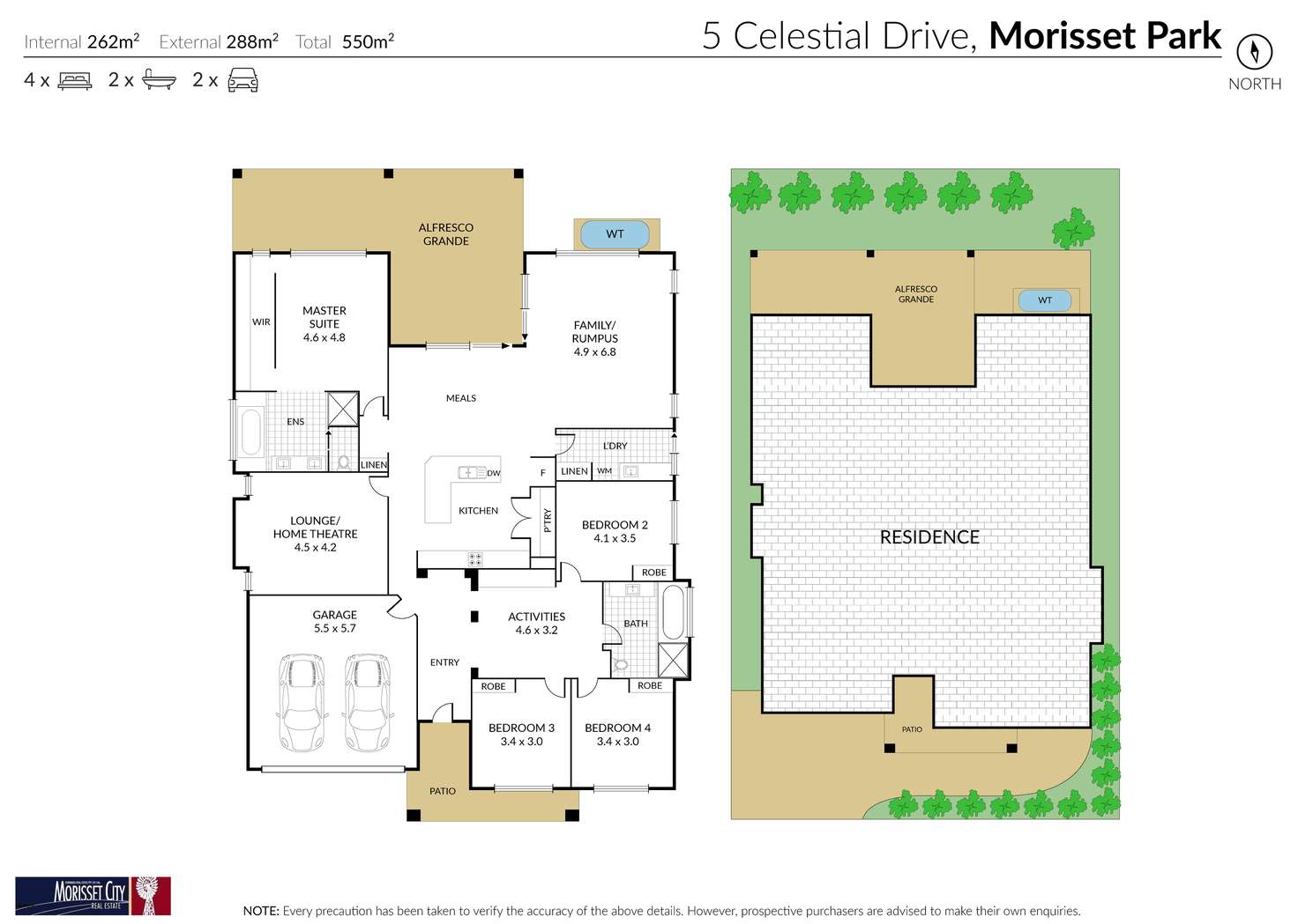 Floorplan of Homely house listing, 5 Celestial Drive, Morisset Park NSW 2264