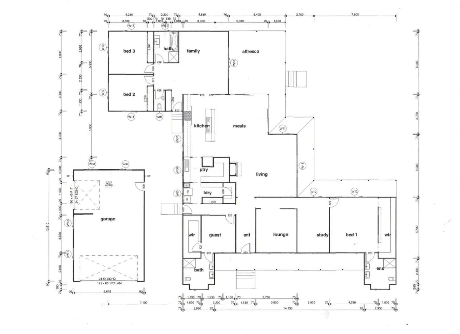 Floorplan of Homely acreageSemiRural listing, 146 Brumby Drive, Woodhill QLD 4285