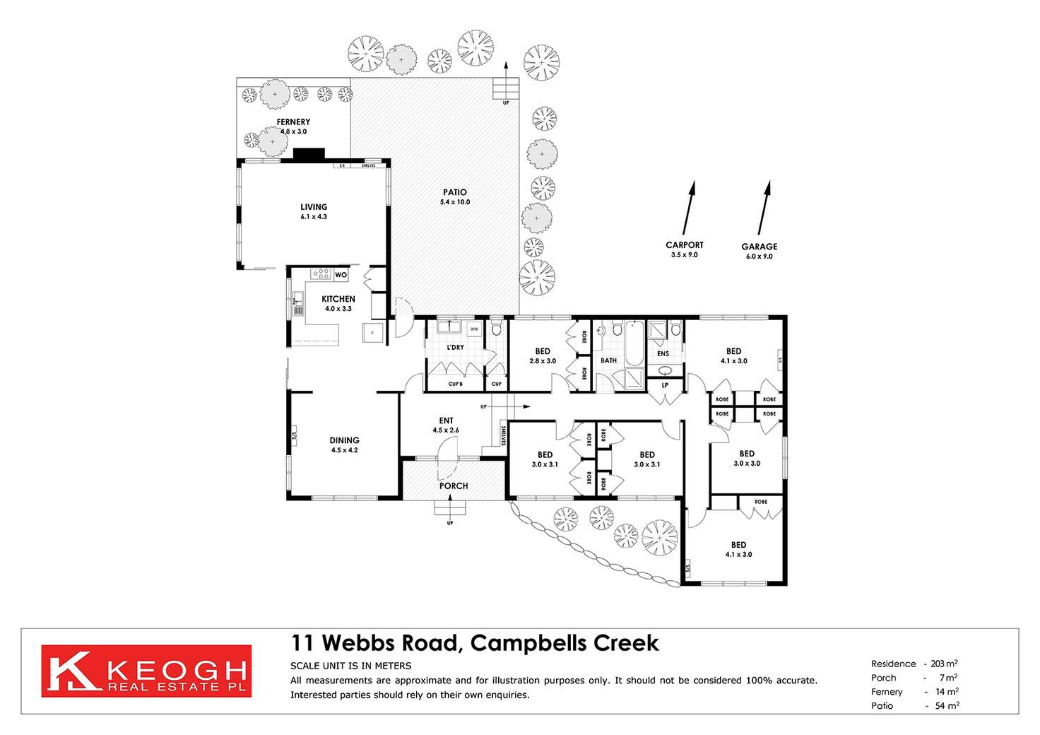 Floorplan of Homely house listing, 11 Webbs Road, Campbells Creek VIC 3451