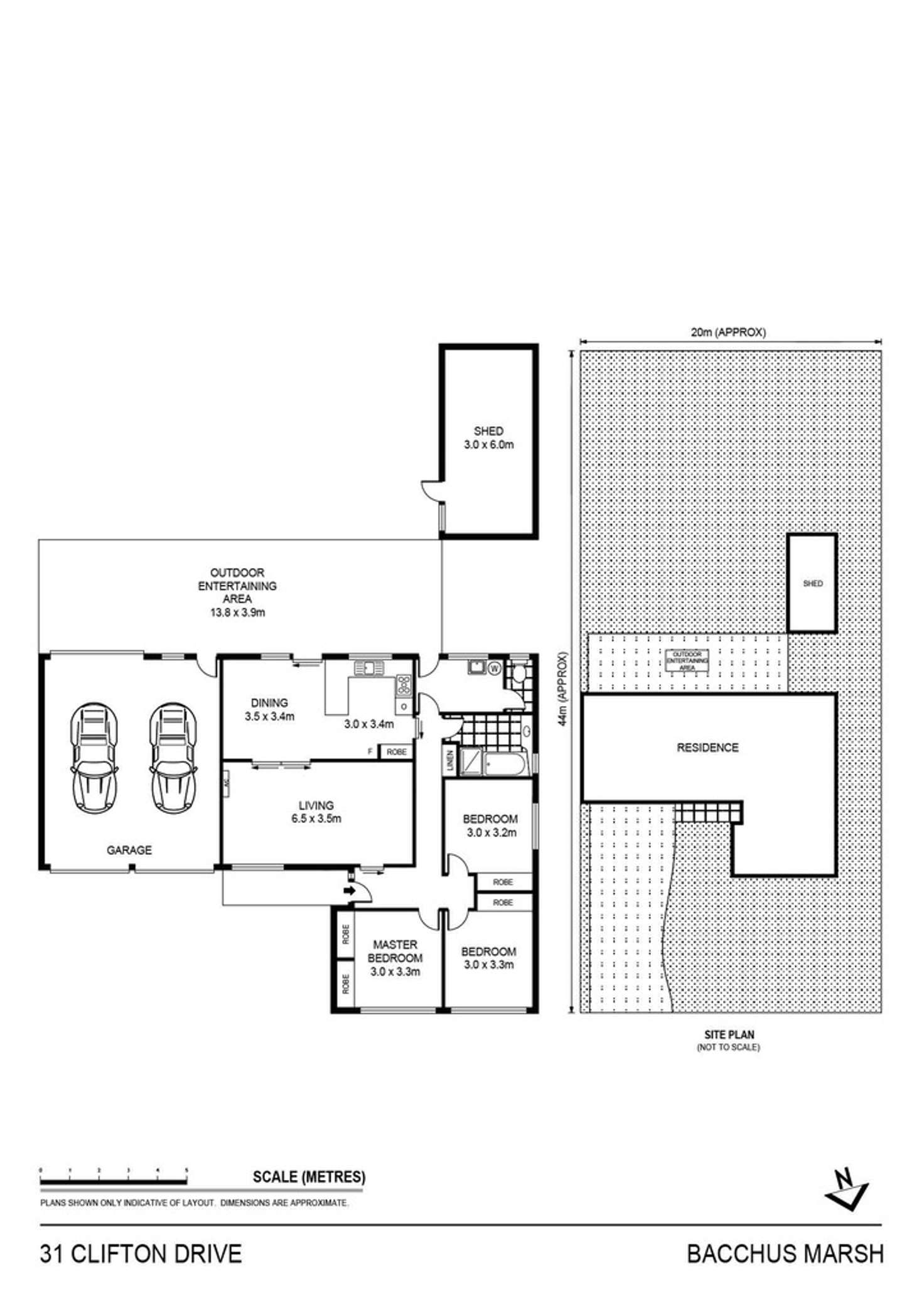 Floorplan of Homely house listing, 31 Clifton Drive, Bacchus Marsh VIC 3340