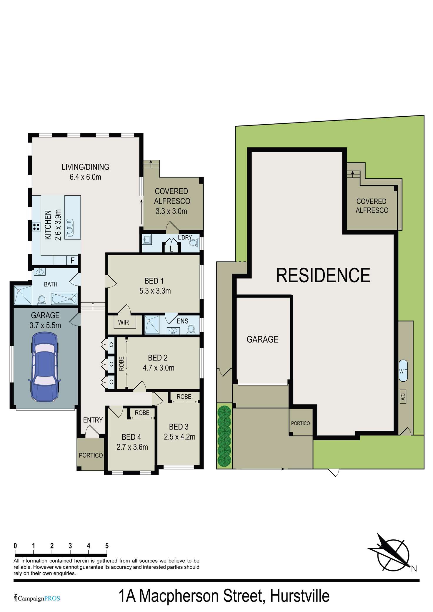 Floorplan of Homely house listing, 1A Macpherson Street, Hurstville NSW 2220