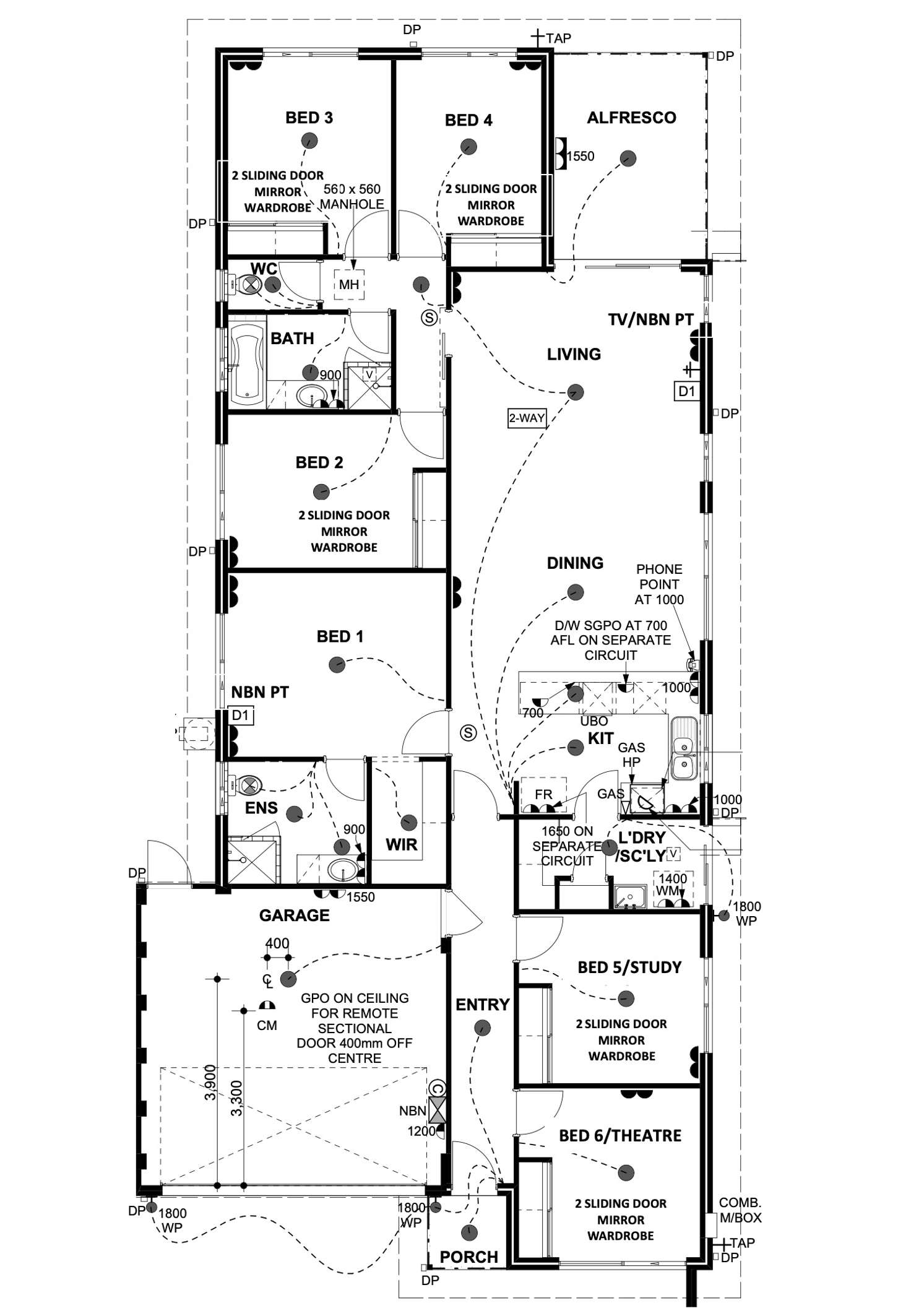 Floorplan of Homely house listing, 22 Bellingham Parade, Wellard WA 6170