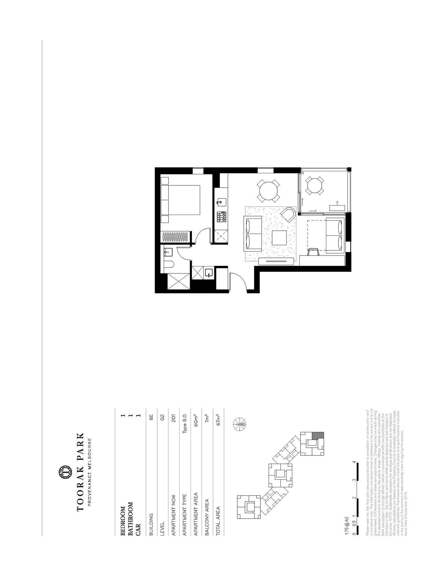 Floorplan of Homely apartment listing, 101/8E Evergreen Mews, Armadale VIC 3143