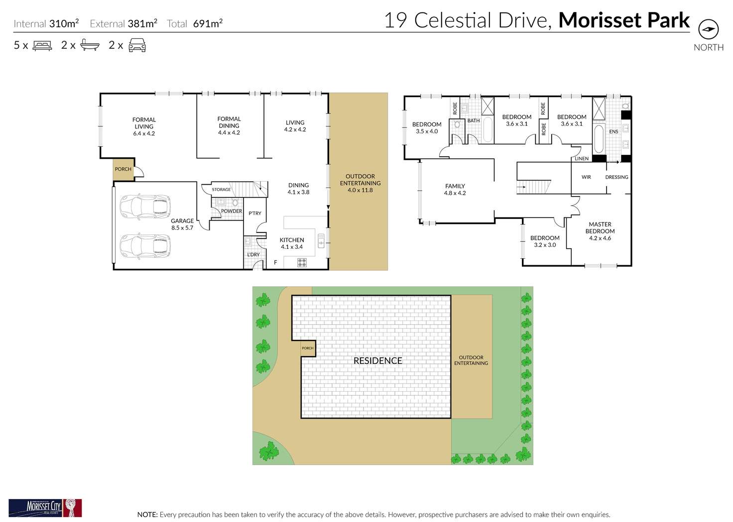 Floorplan of Homely house listing, 19 Celestial Drive, Morisset Park NSW 2264