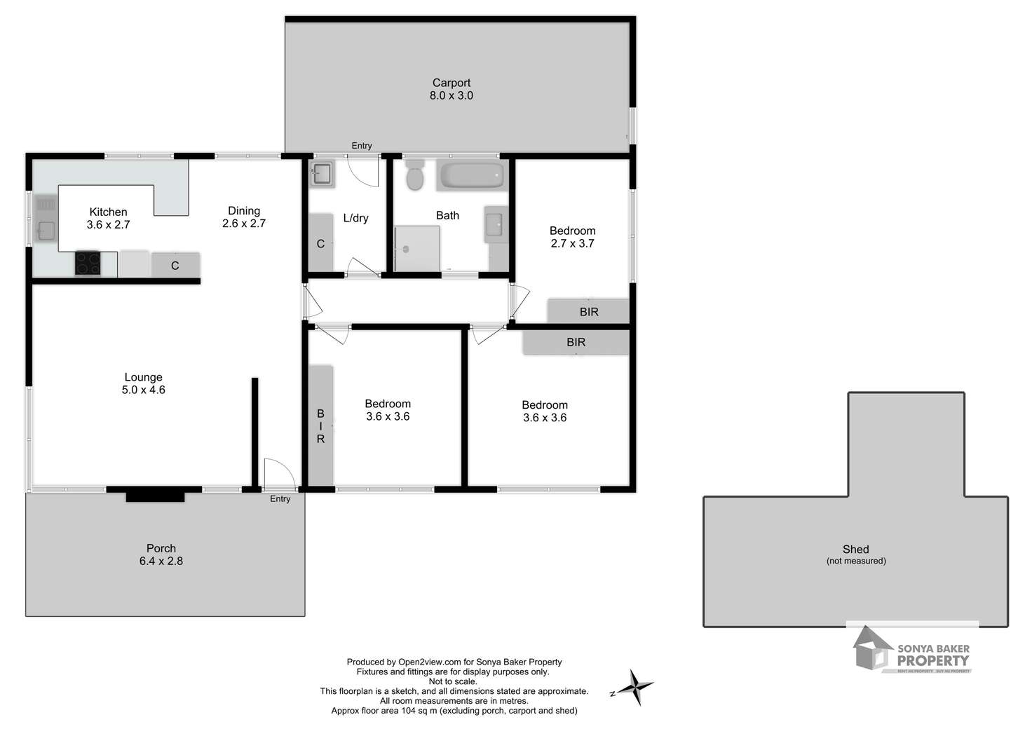 Floorplan of Homely house listing, 13 Grace Avenue, Wynyard TAS 7325