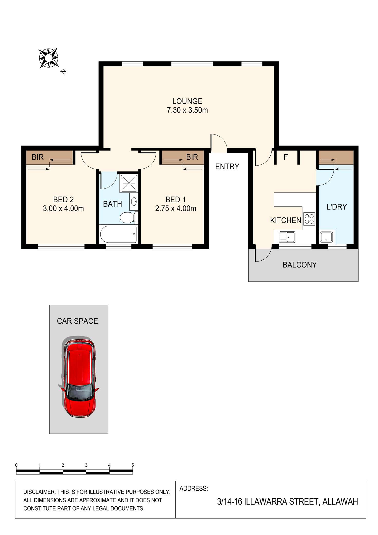 Floorplan of Homely unit listing, 3/14-16 Illawarra Street, Allawah NSW 2218