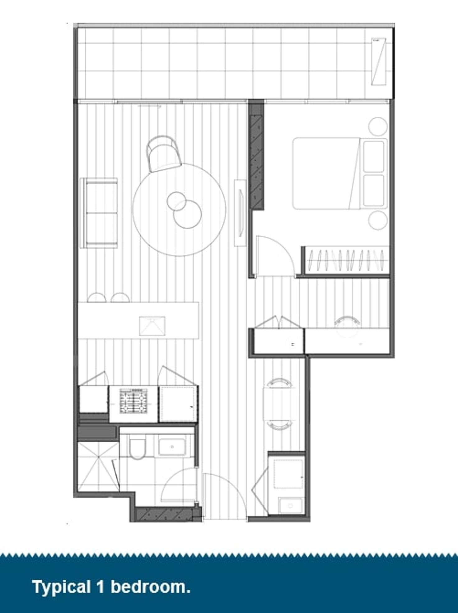 Floorplan of Homely apartment listing, 15 Russell Street, Essendon VIC 3040