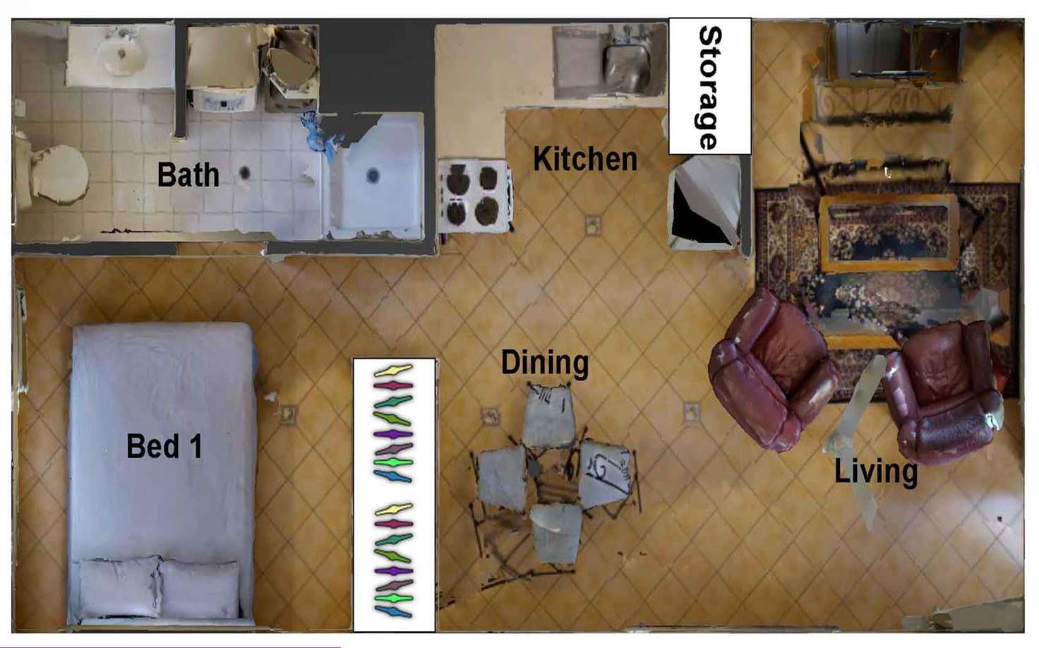 Floorplan of Homely unit listing, 17/71-73 ALFRED STREET, Manunda QLD 4870