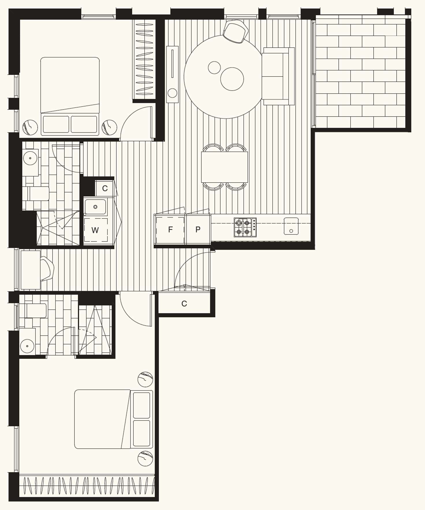 Floorplan of Homely apartment listing, 601/51 Napoleon Street, Collingwood VIC 3066