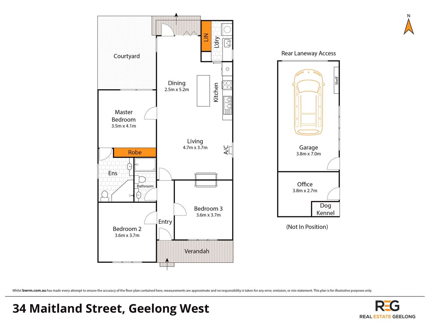 Floorplan of Homely house listing, 34 MAITLAND STREET, Geelong West VIC 3218