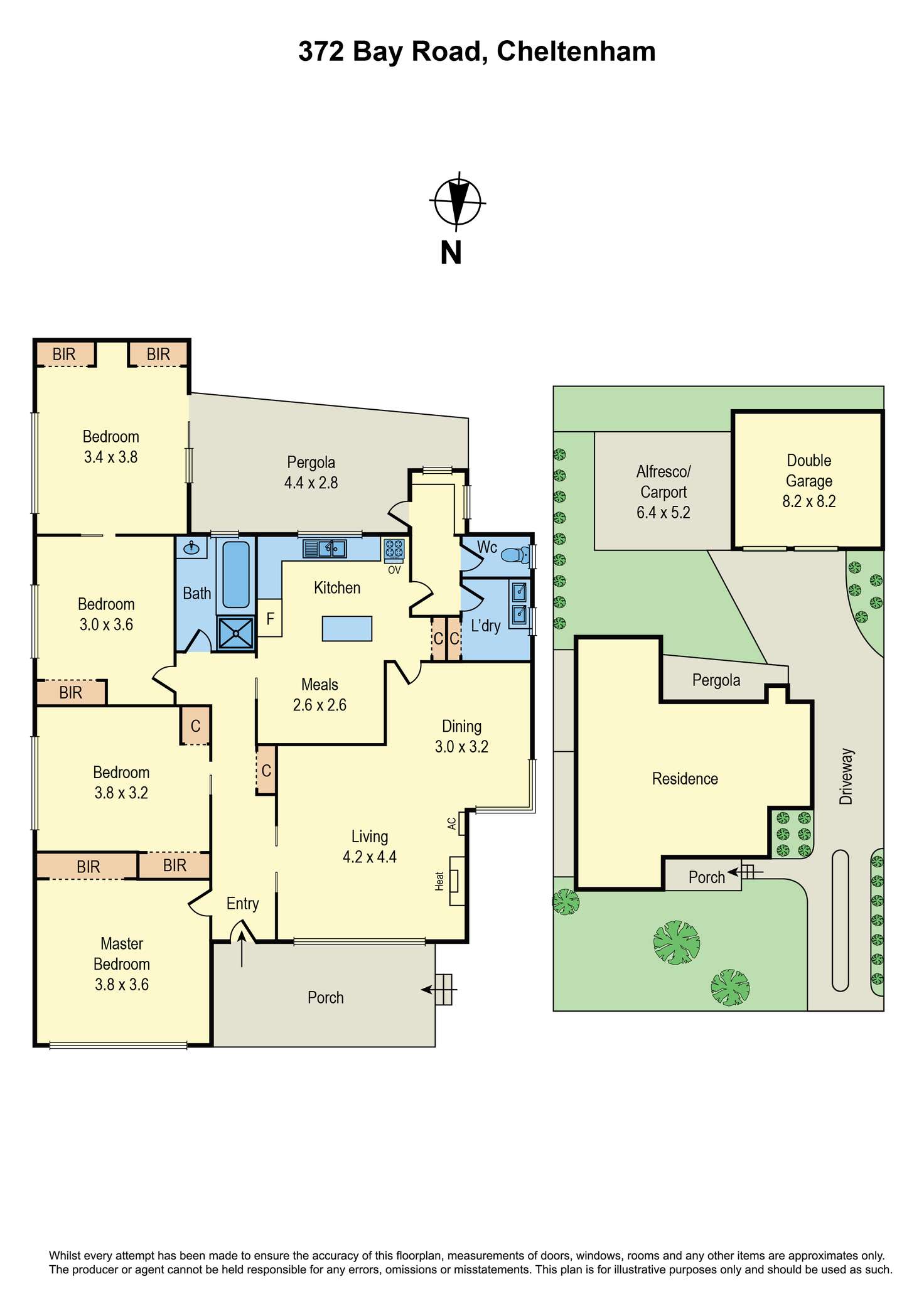 Floorplan of Homely house listing, 372 Bay Road, Cheltenham VIC 3192