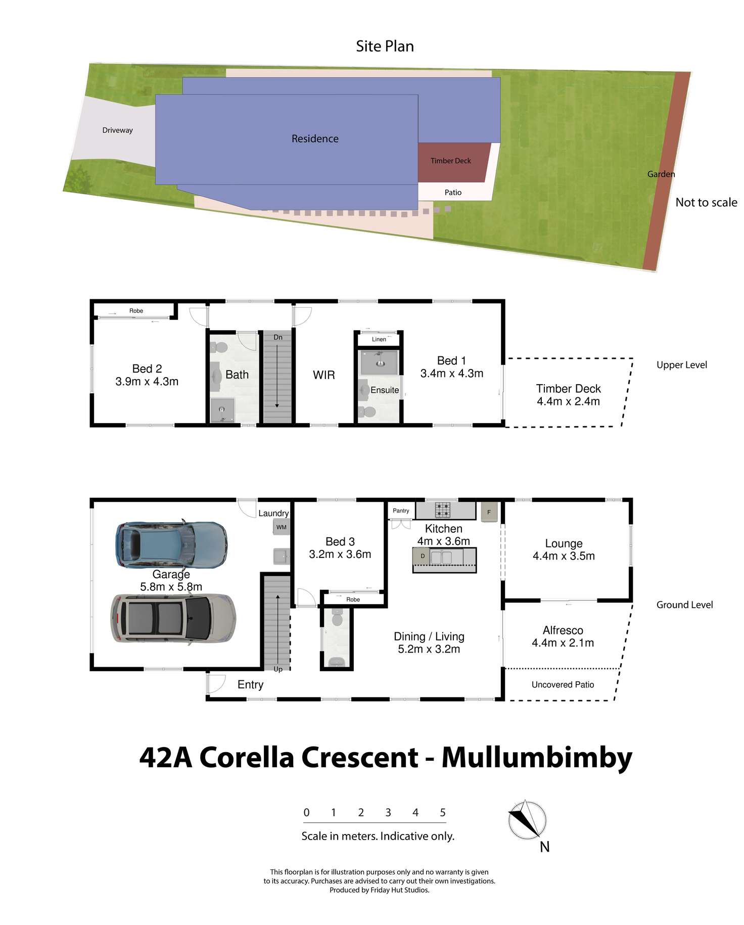 Floorplan of Homely house listing, A/42 Corella Crescent, Mullumbimby NSW 2482