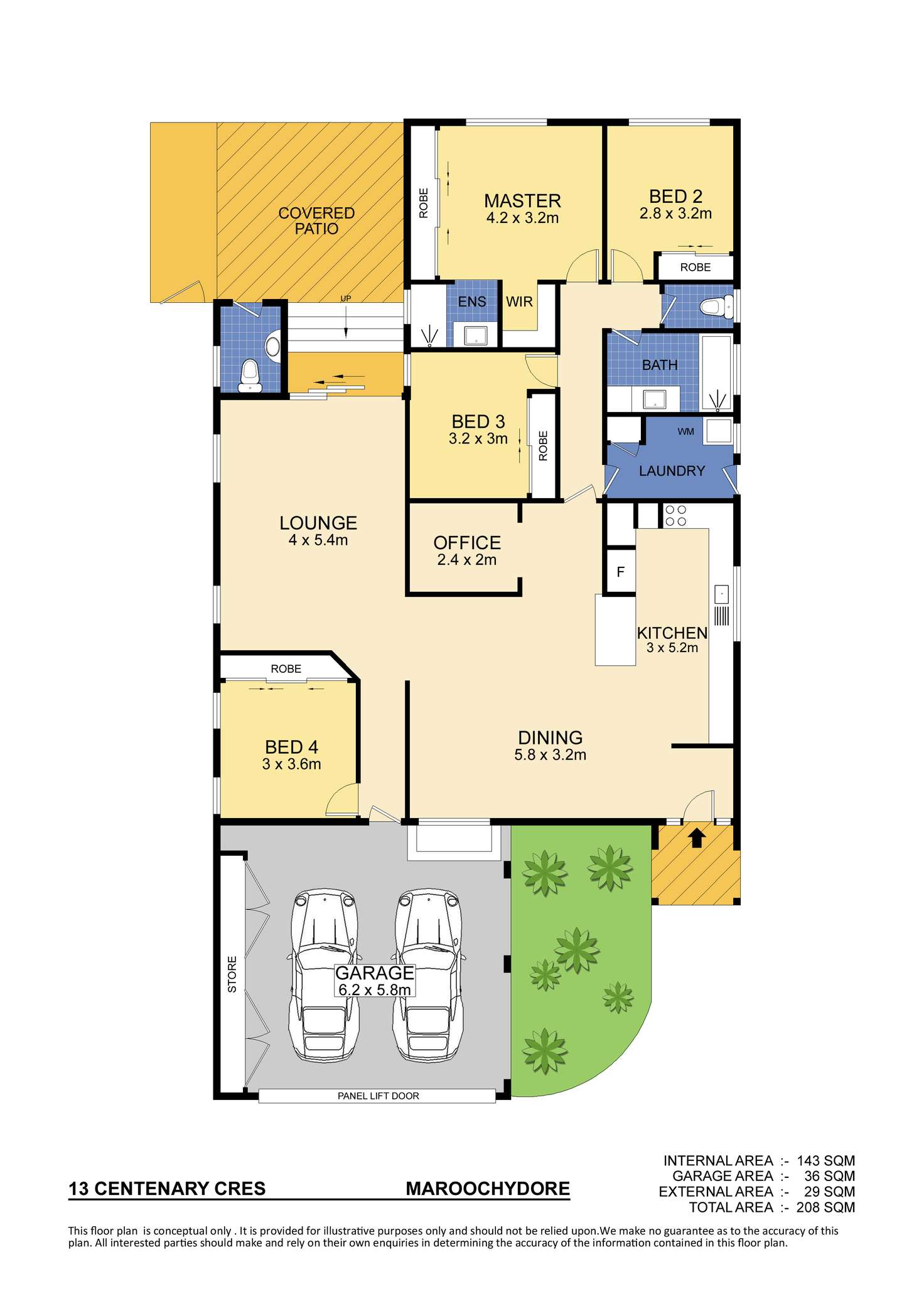 Floorplan of Homely house listing, 13 Centenary Crescent, Maroochydore QLD 4558