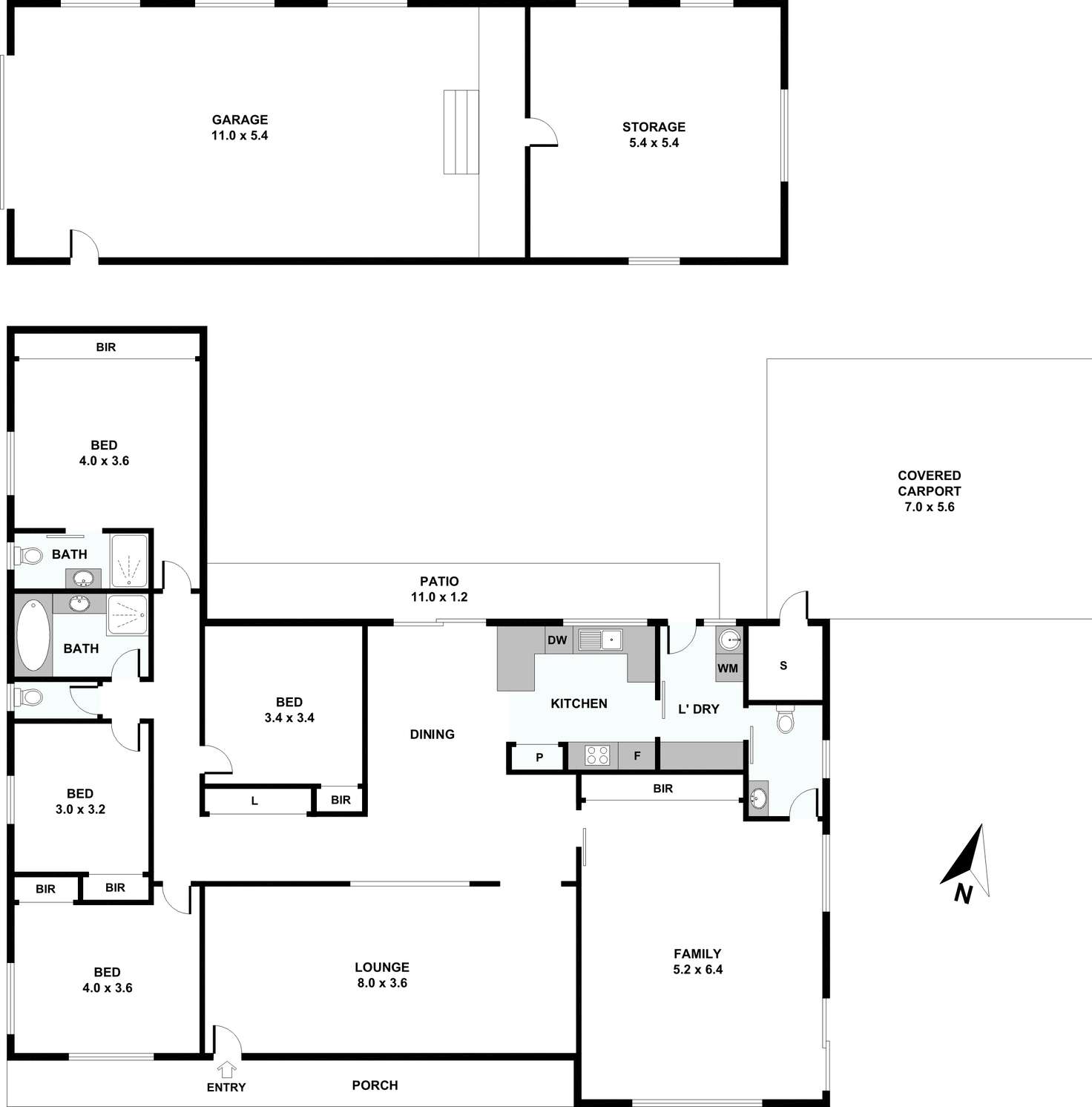 Floorplan of Homely house listing, 5 Enfield Avenue, Lithgow NSW 2790