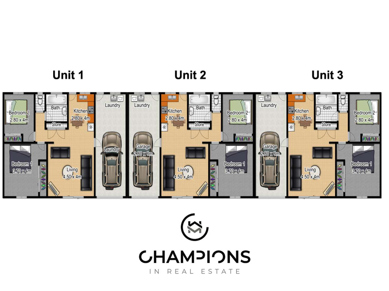 Floorplan of Homely house listing, 13 Sandown Close, Woree QLD 4868