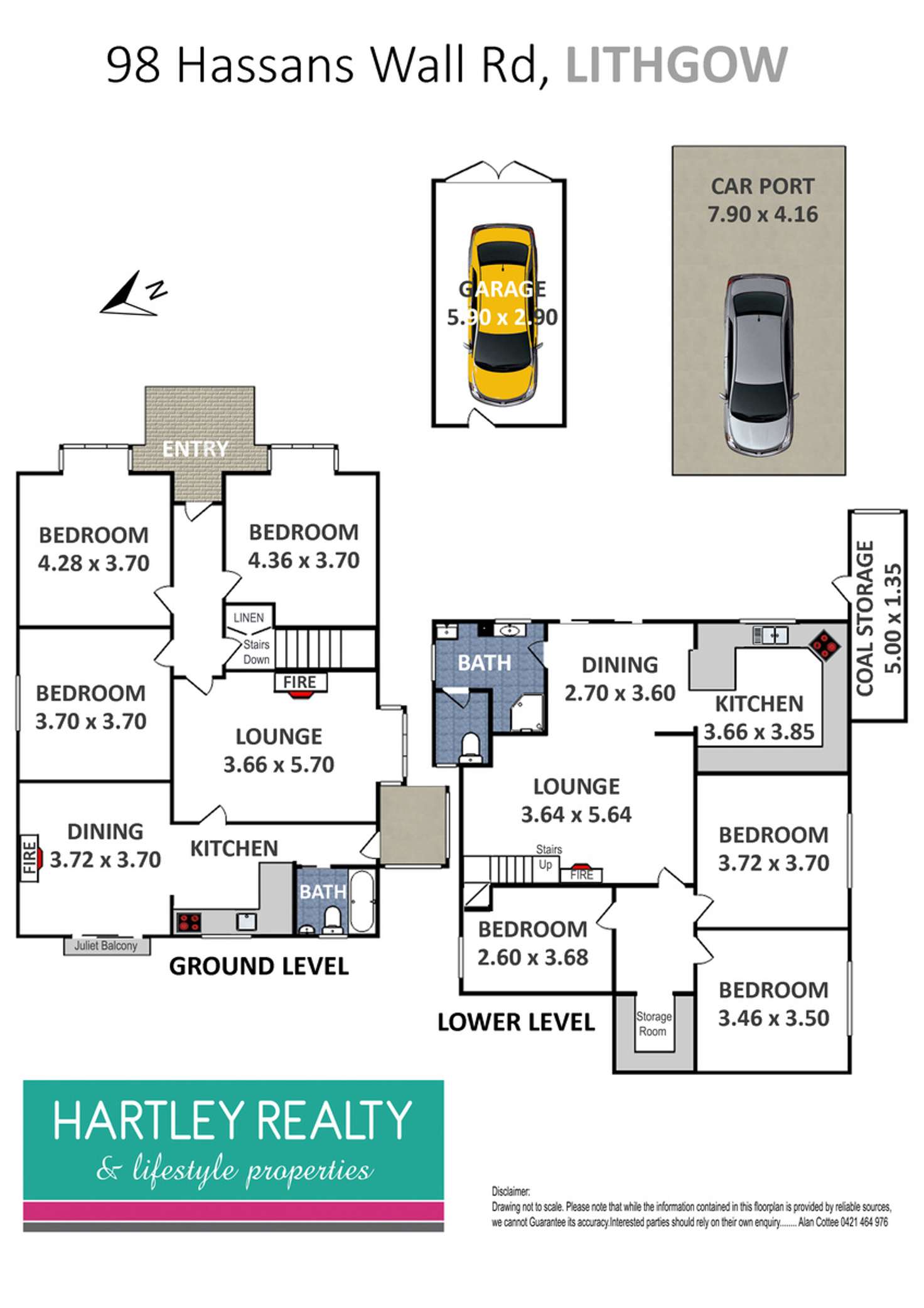 Floorplan of Homely house listing, 98 Hassans Walls Road, Lithgow NSW 2790