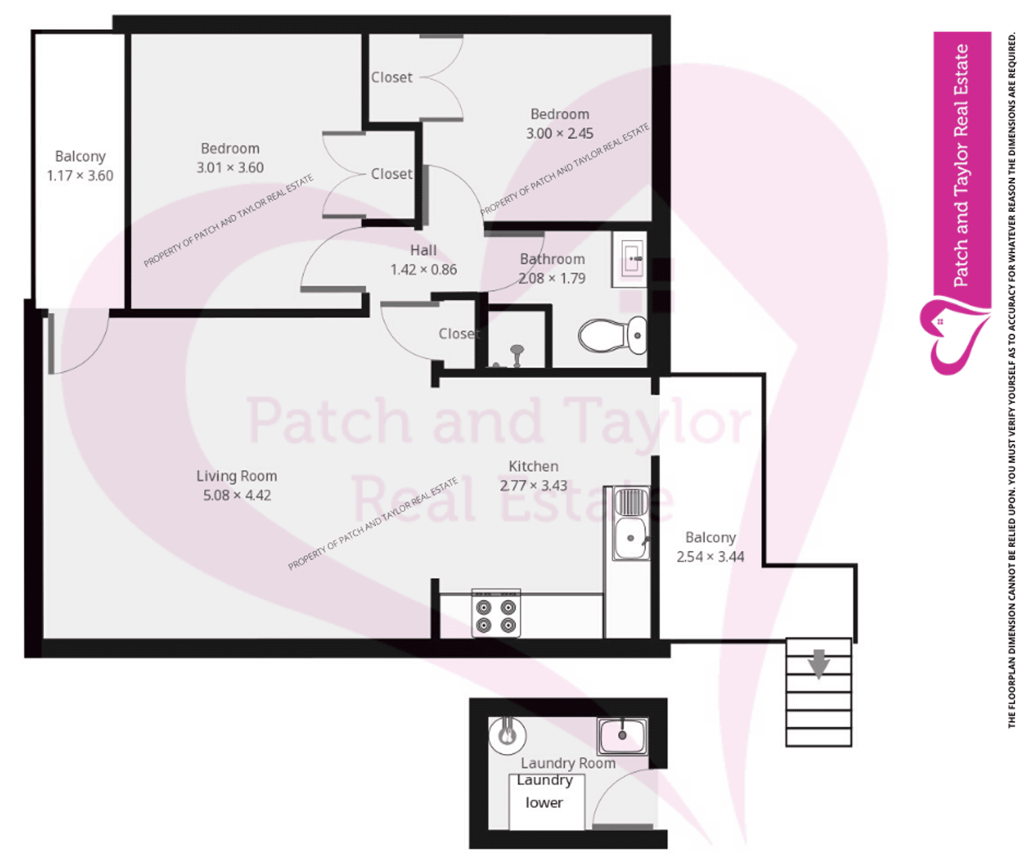 Floorplan of Homely unit listing, 3/2-4 Figtree Drive, Goonellabah NSW 2480