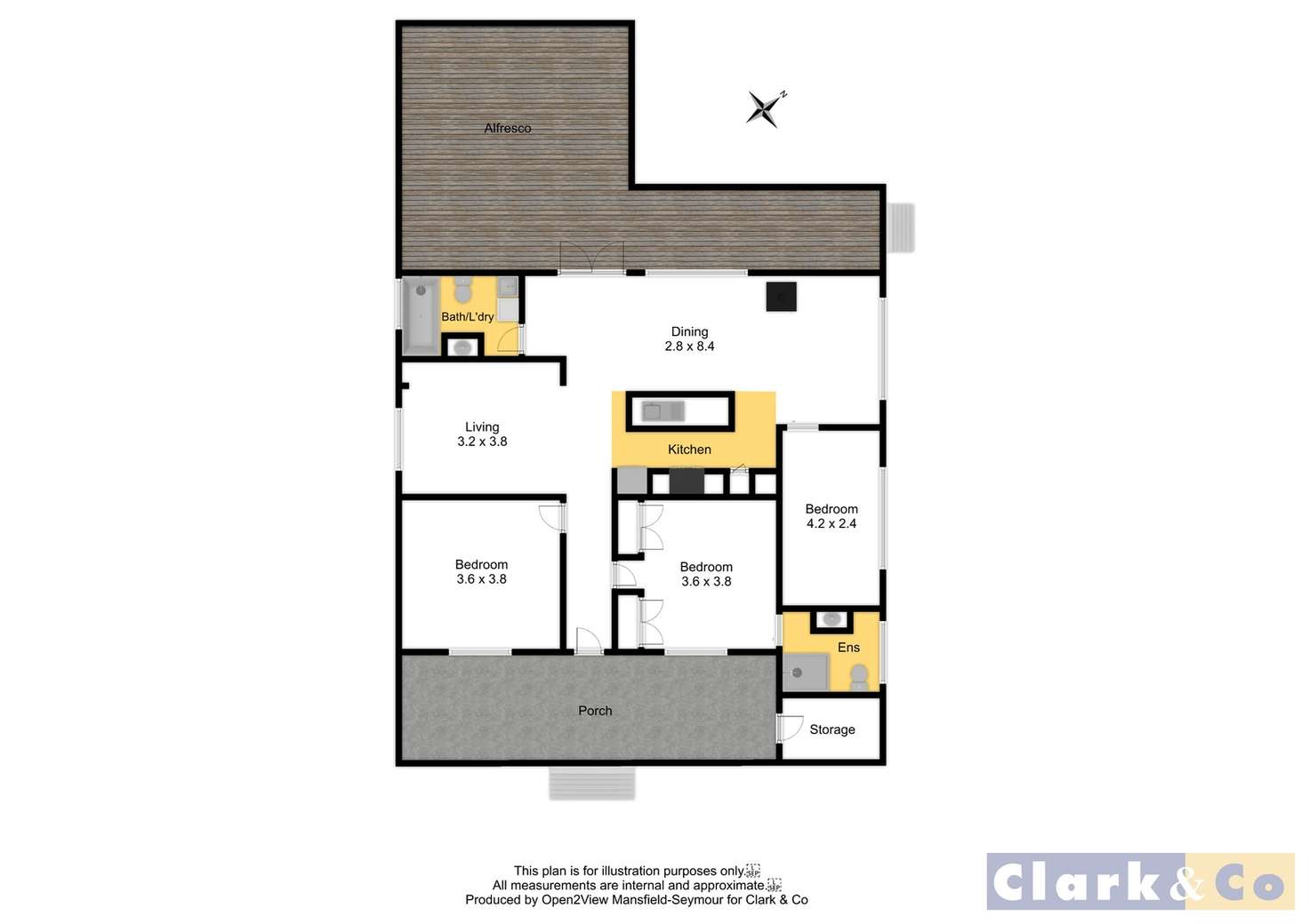Floorplan of Homely house listing, 7 Rowe Street, Mansfield VIC 3722