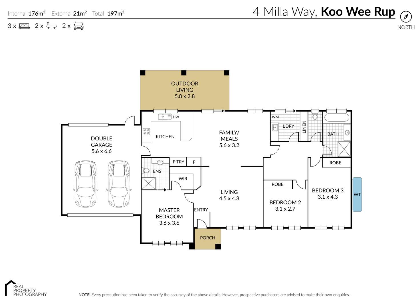 Floorplan of Homely house listing, 4 Milla Way, Koo Wee Rup VIC 3981