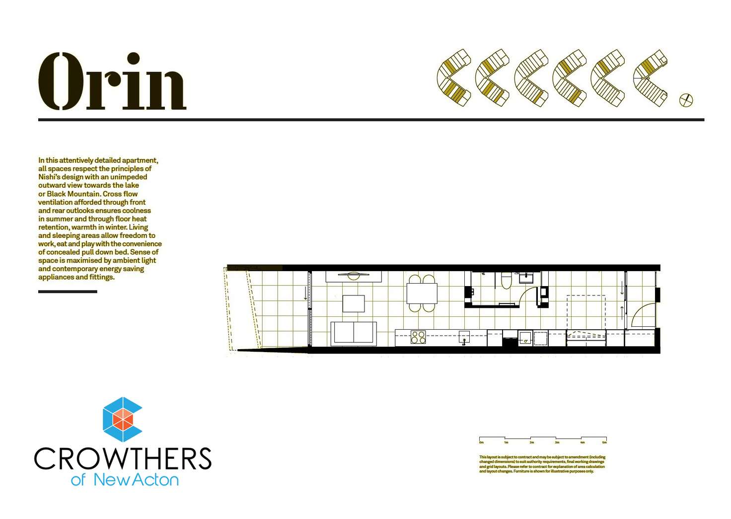 Floorplan of Homely apartment listing, 416/25 Edinburgh Avenue, City ACT 2601