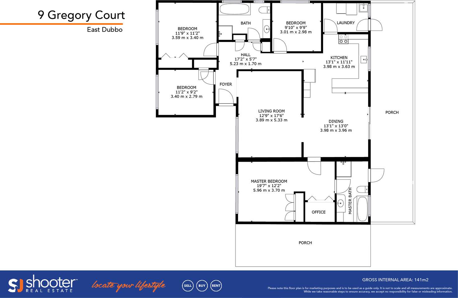 Floorplan of Homely house listing, 9 Gregory Court, Dubbo NSW 2830