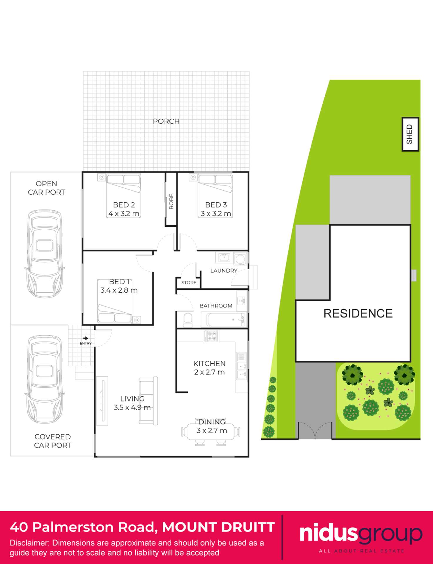 Floorplan of Homely house listing, 40 Palmerston Road, Mount Druitt NSW 2770