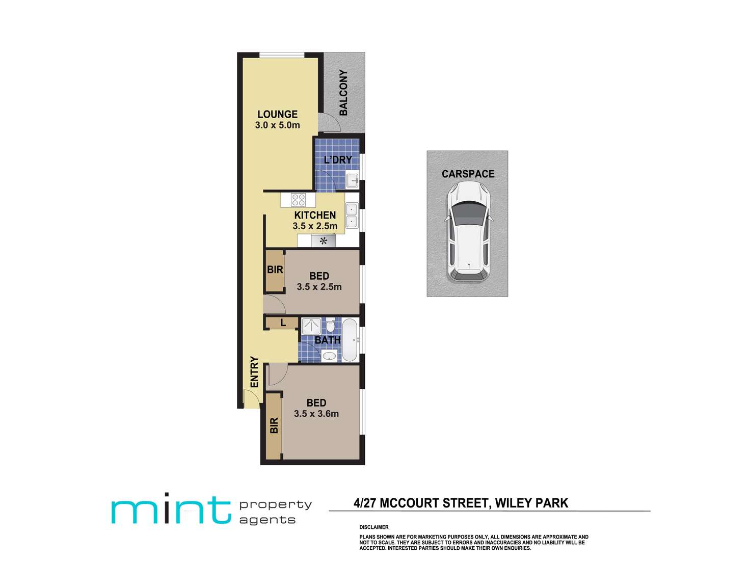 Floorplan of Homely unit listing, 4/27 Mccourt Street, Wiley Park NSW 2195