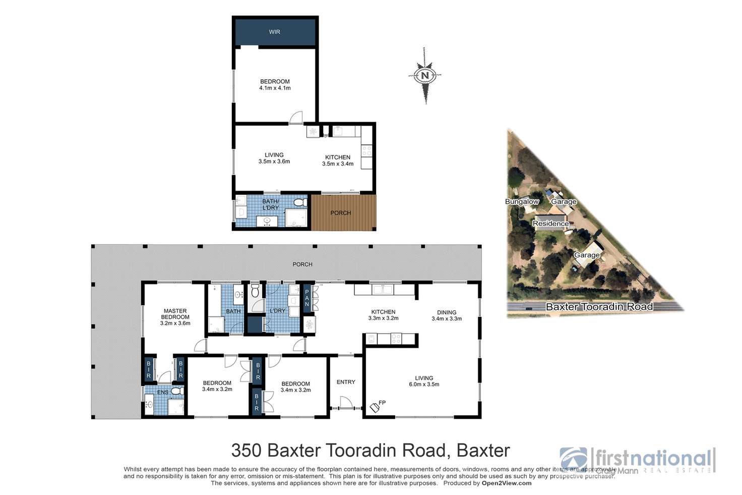 Floorplan of Homely acreageSemiRural listing, 350 Baxter Tooradin Road, Baxter VIC 3911
