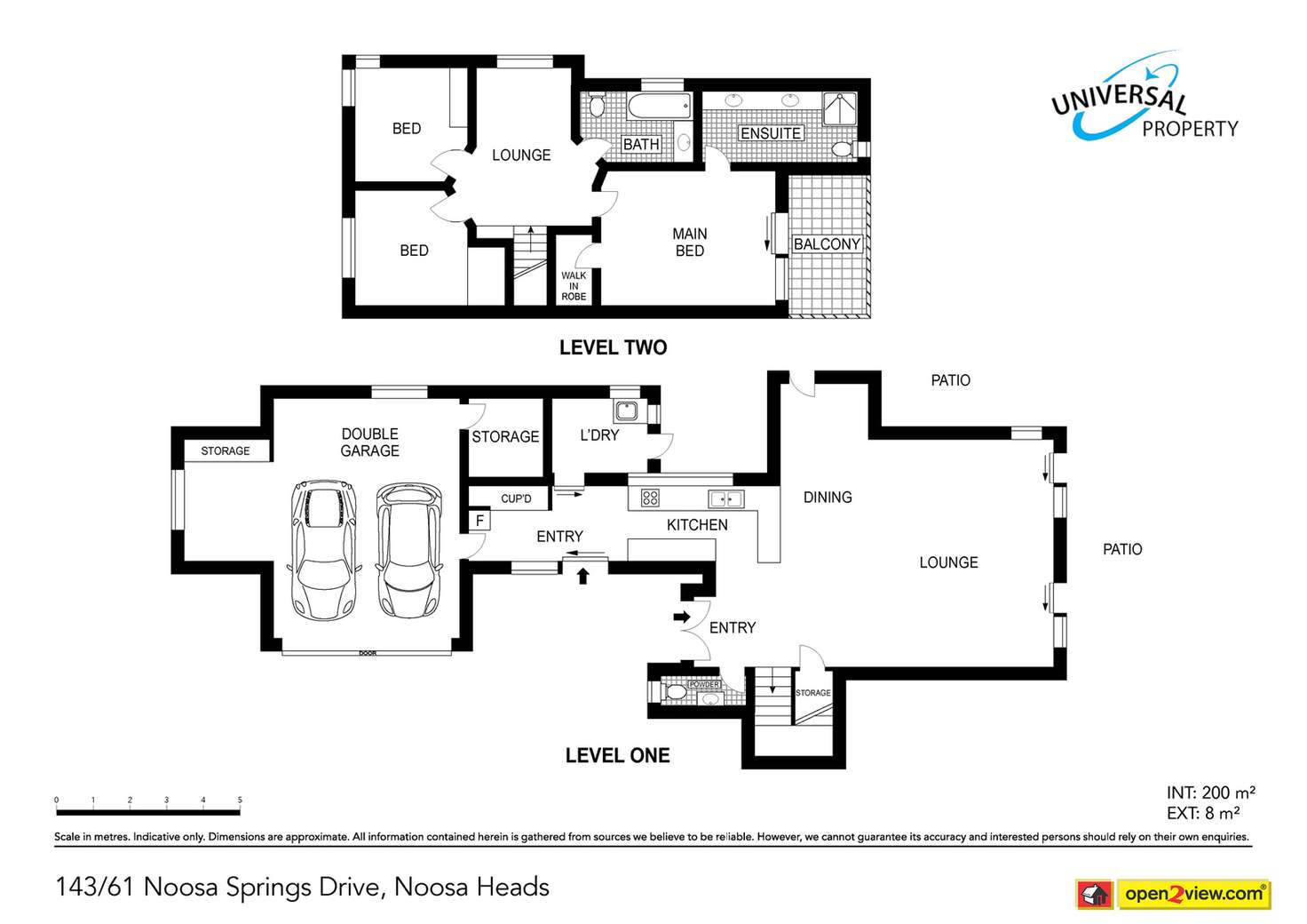 Floorplan of Homely house listing, 143/61 Noosa Springs Drive, Noosa Heads QLD 4567