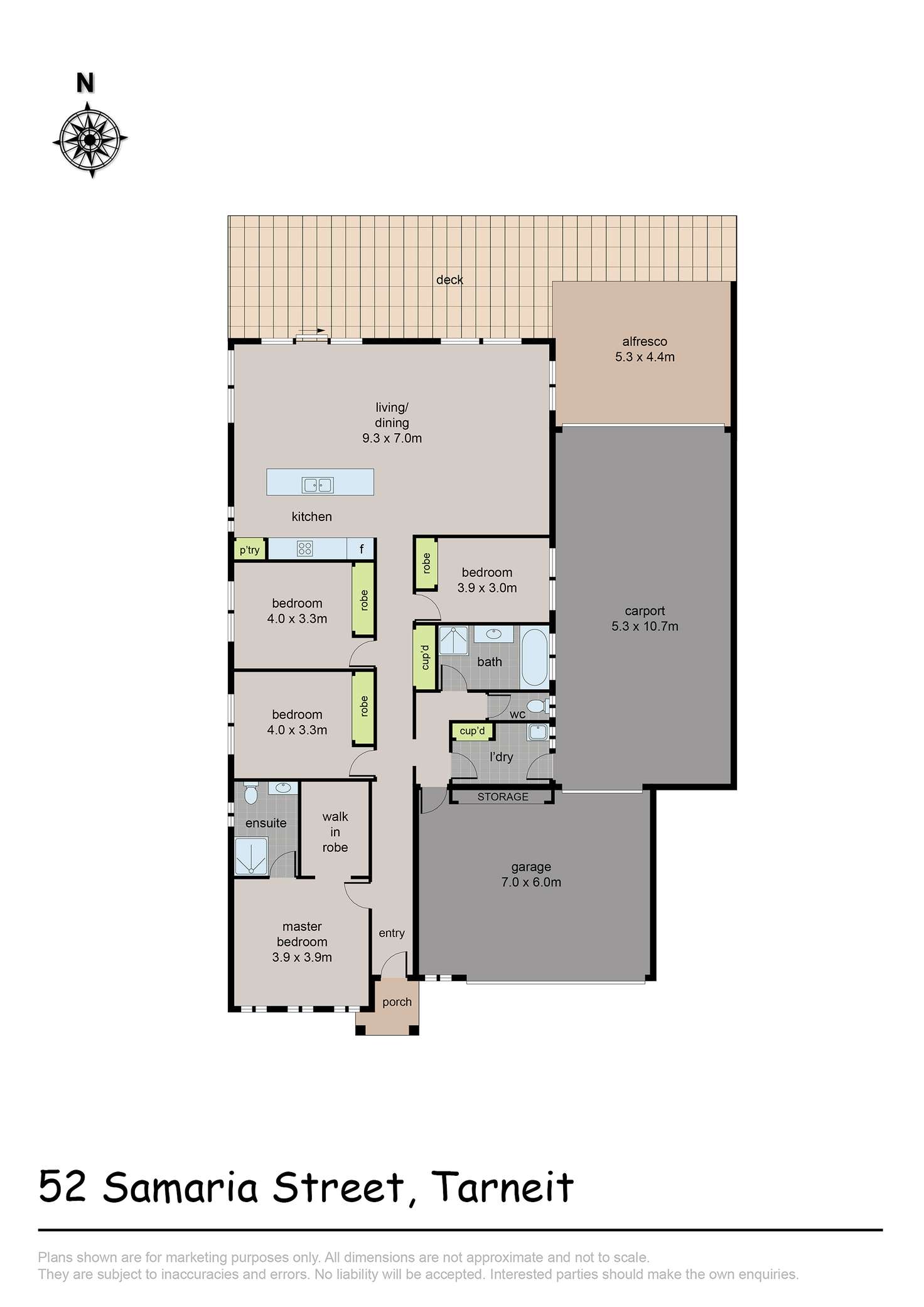 Floorplan of Homely house listing, 52 Samaria Street, Tarneit VIC 3029