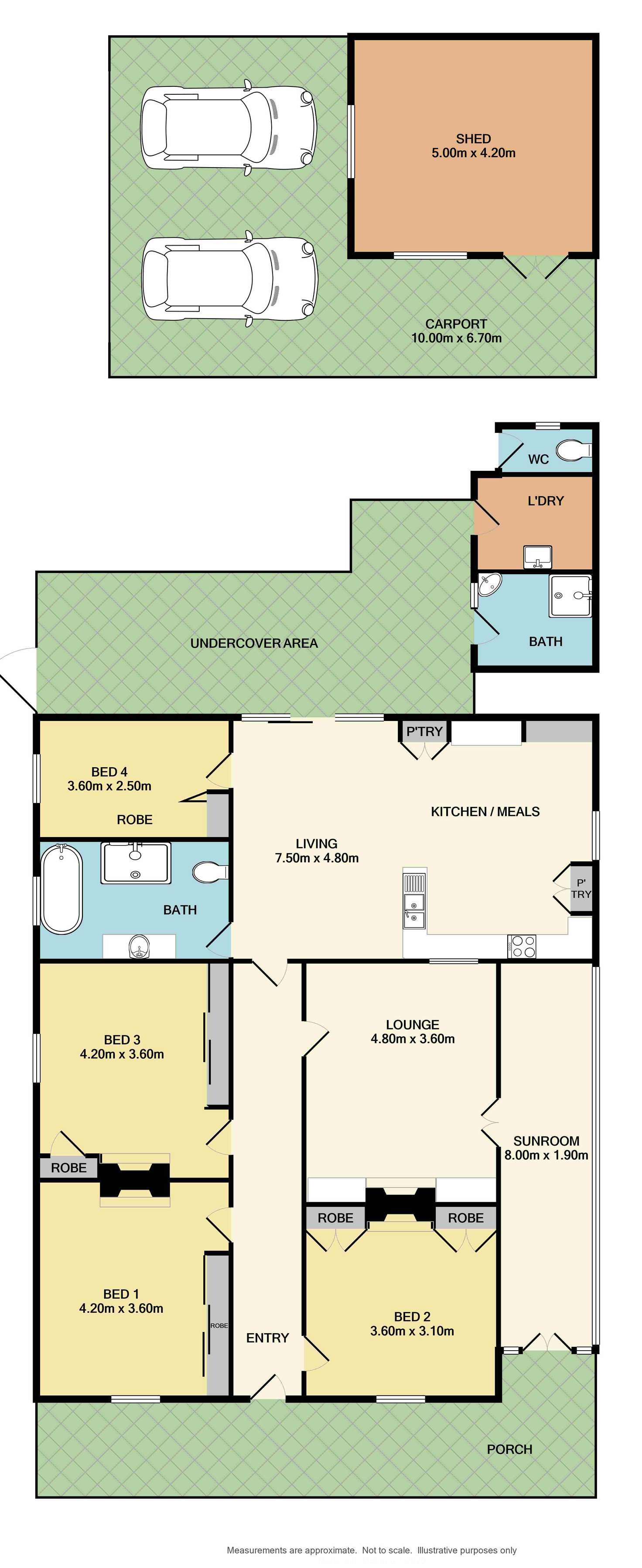 Floorplan of Homely house listing, 655 David Street, Albury NSW 2640