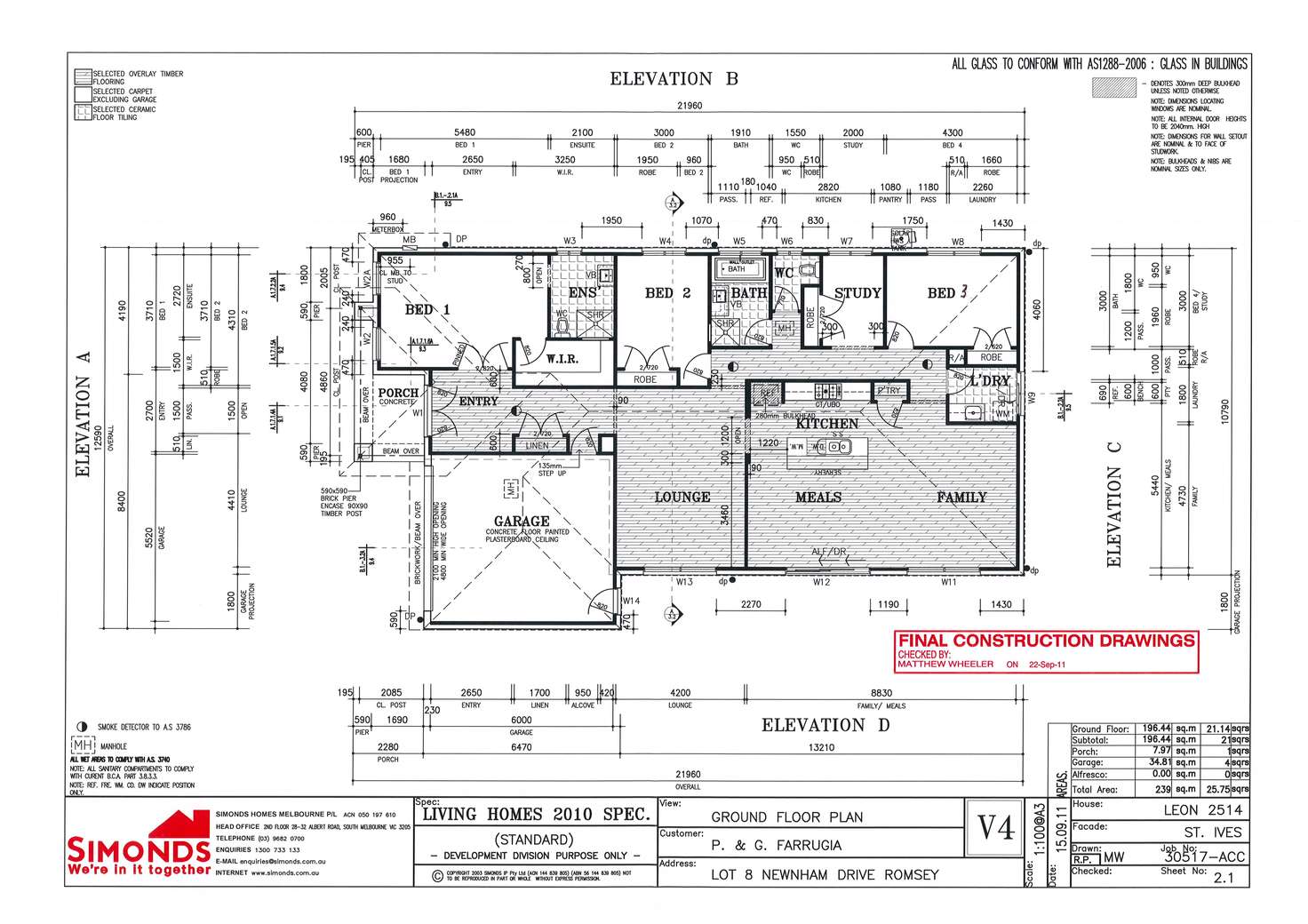 Floorplan of Homely house listing, 2 Newnham Drive, Romsey VIC 3434