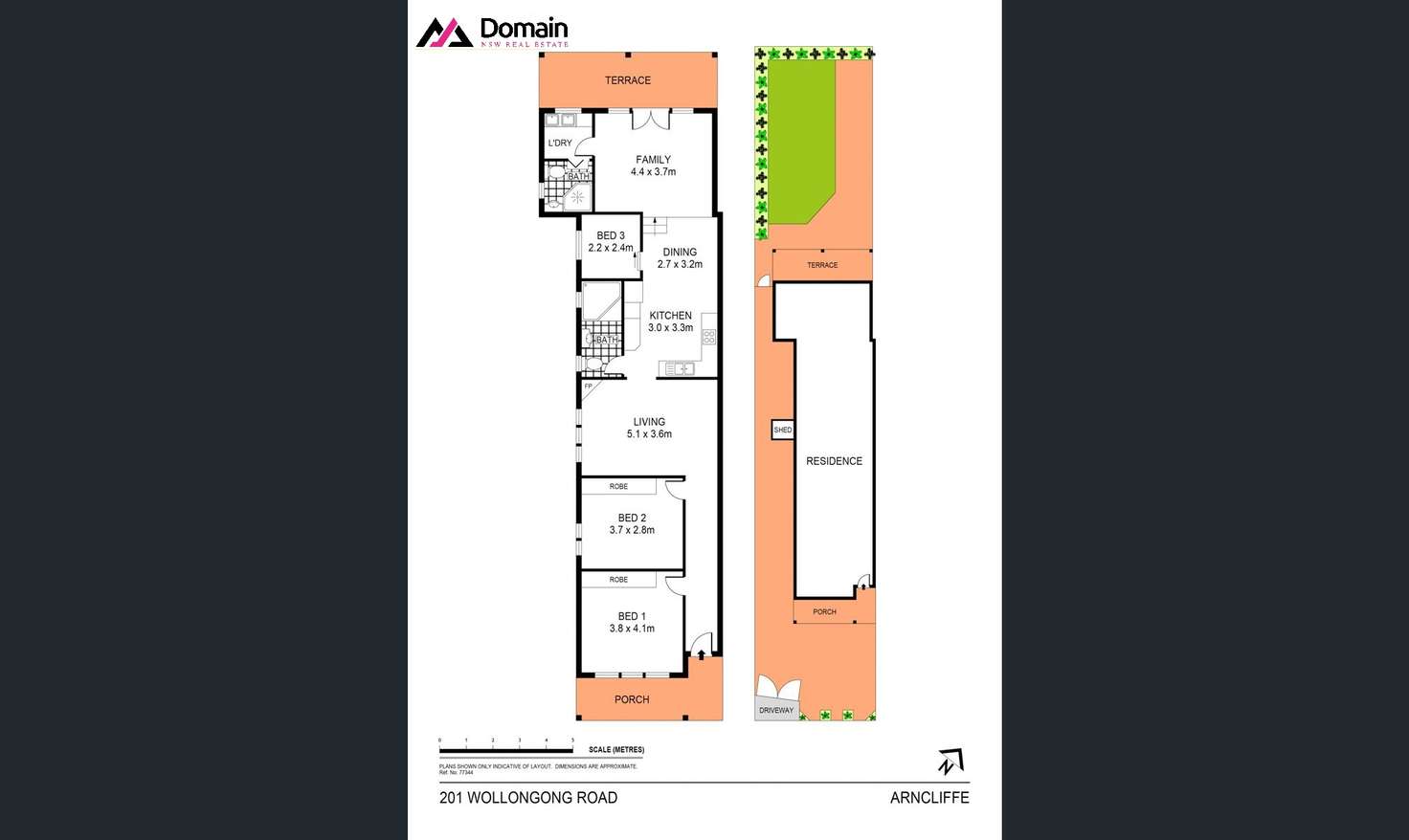 Floorplan of Homely house listing, 201 Wollongong Road, Arncliffe NSW 2205