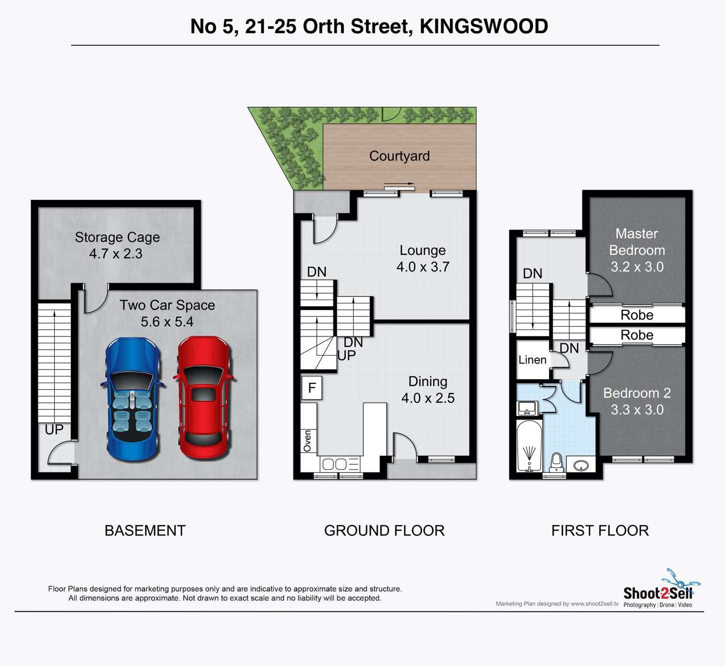 Floorplan of Homely townhouse listing, 5/21 Orth Street, Kingswood NSW 2747