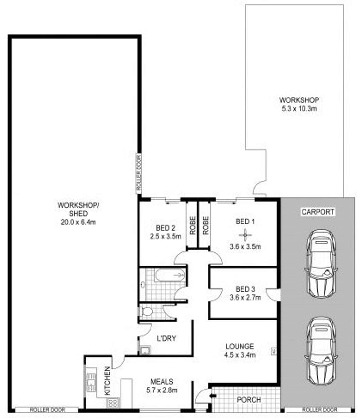 Floorplan of Homely house listing, 41 BALLARD ROAD, Smithfield Plains SA 5114